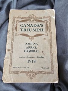 WWI ERA CANADA'S TRIUMPH BOOK