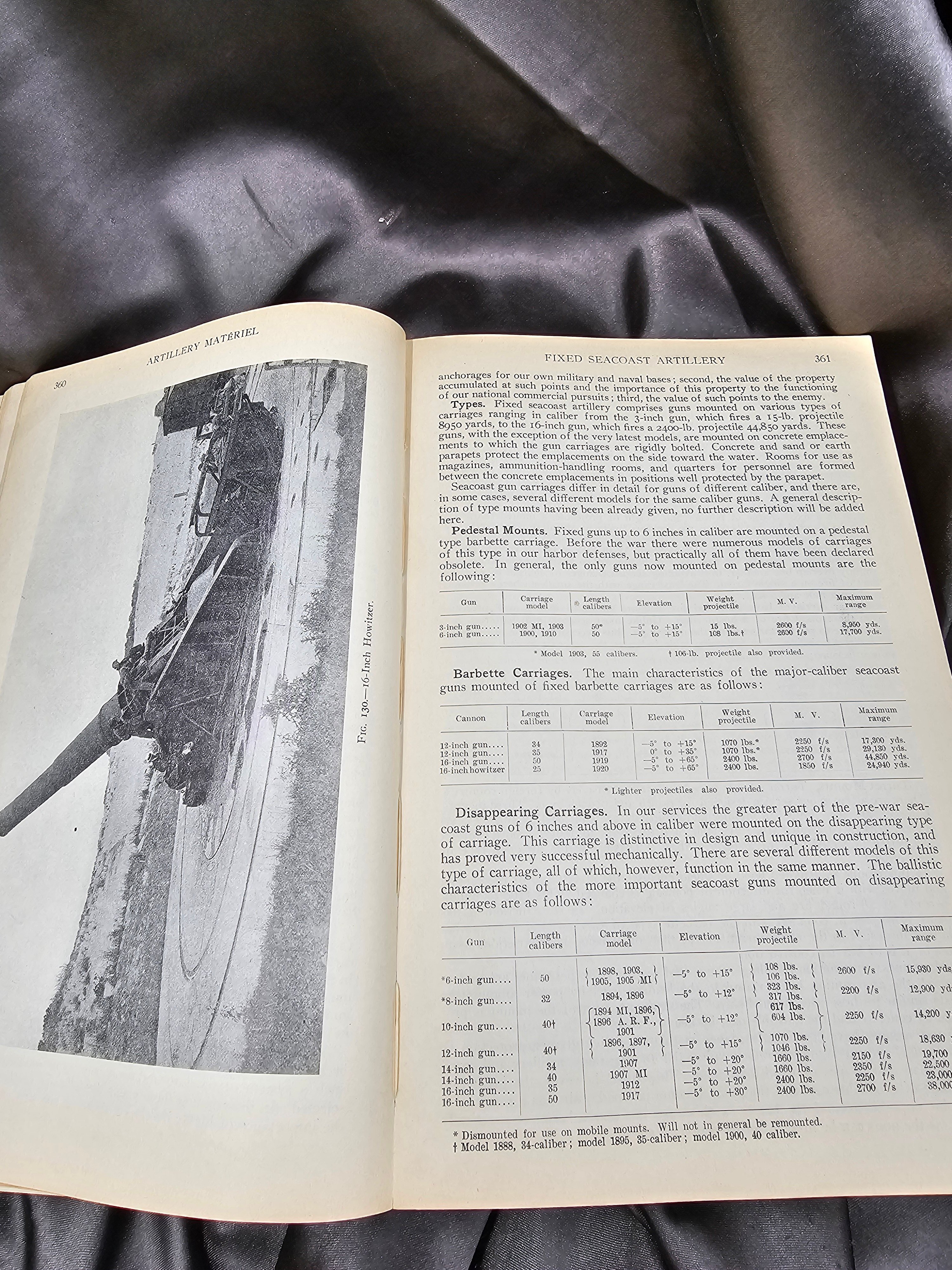 1920'S US ADVANCED COAST ARTILLERY MANUAL — image 6