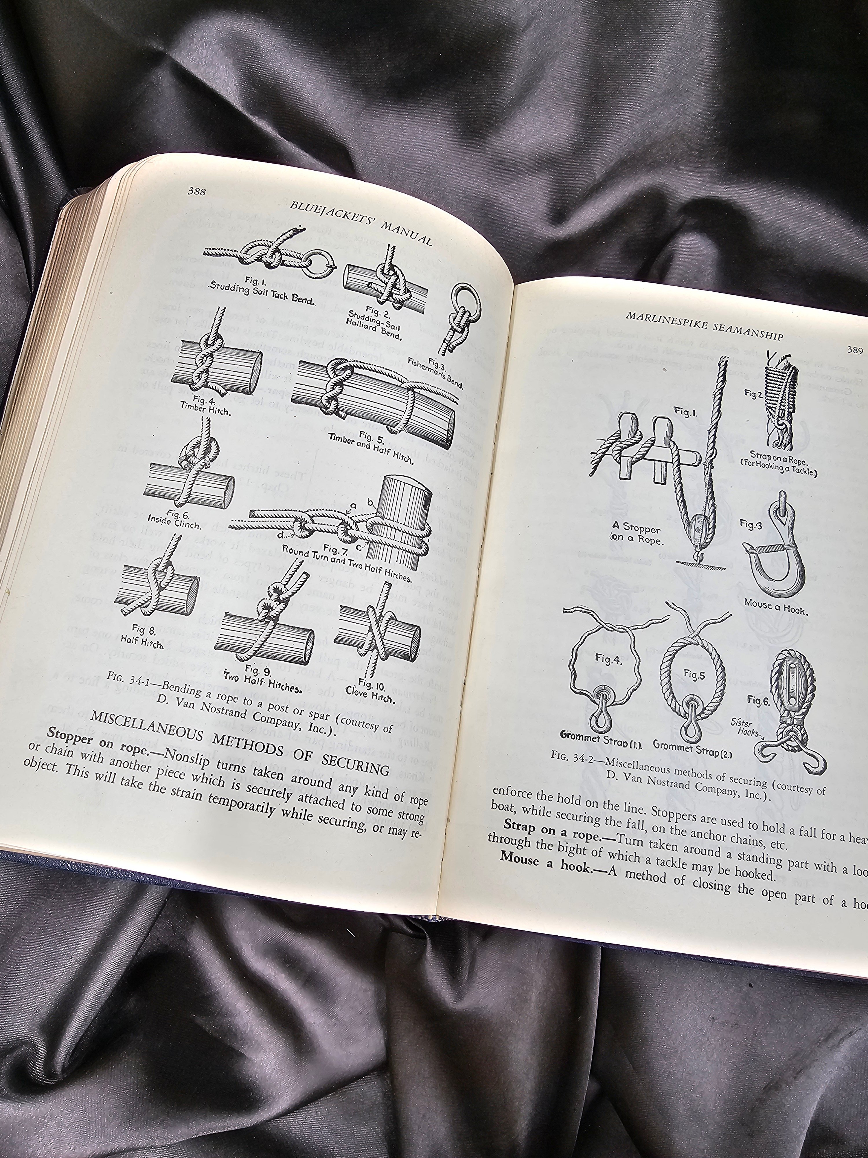 WWII ERA 1940 EDITION NAVY BLUEJACKET MANUAL — image 6