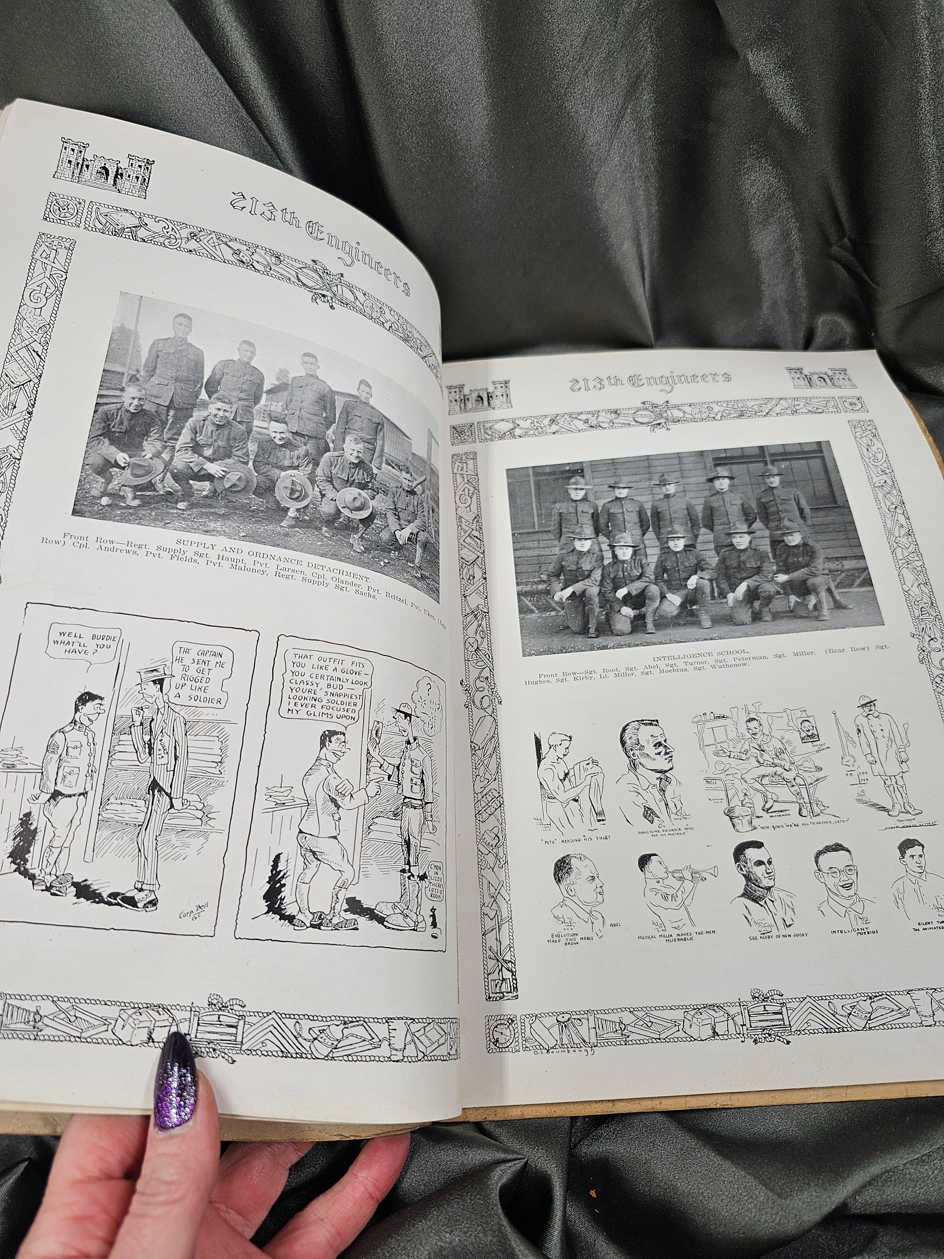 WWI CAMP LEWIS 213th ENGINEER YEAR BOOK — image 3