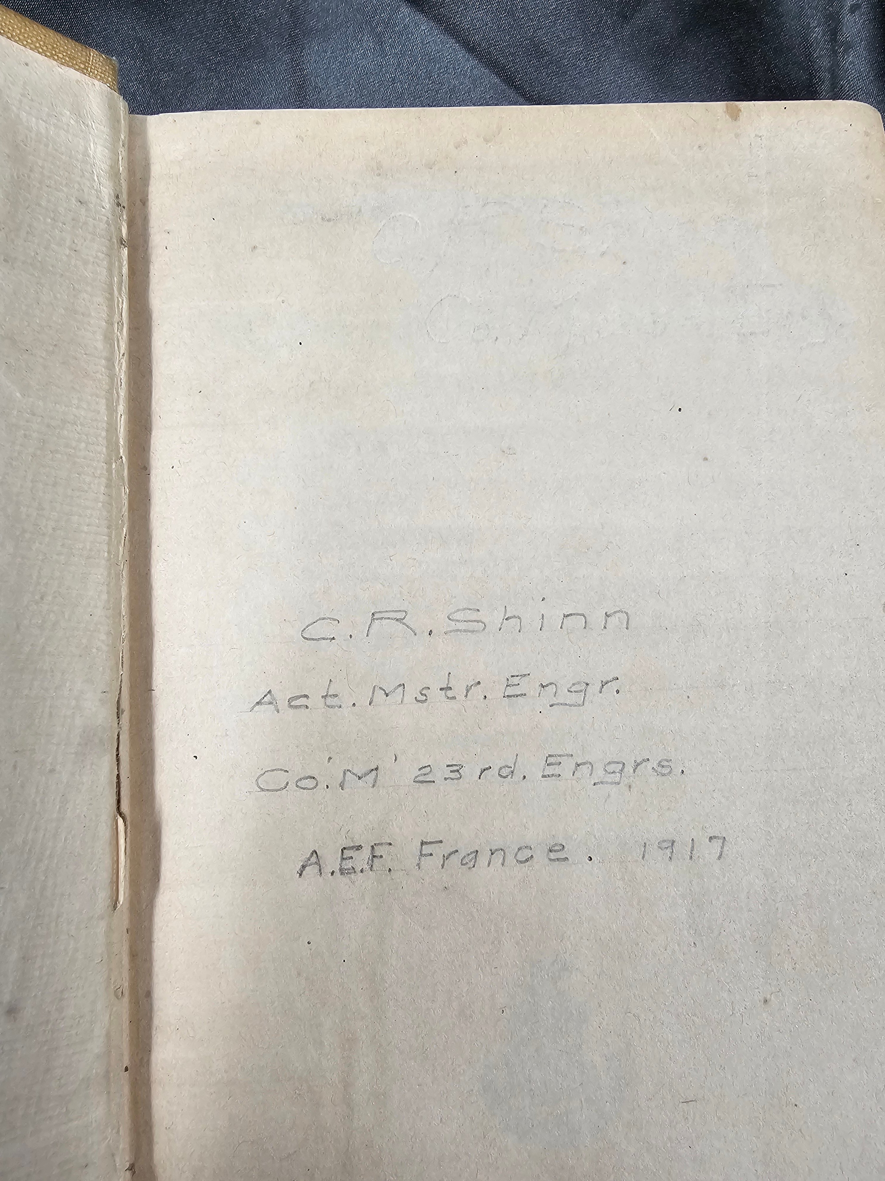 WWI US ENGINEER FIELD MANUAL — image 2