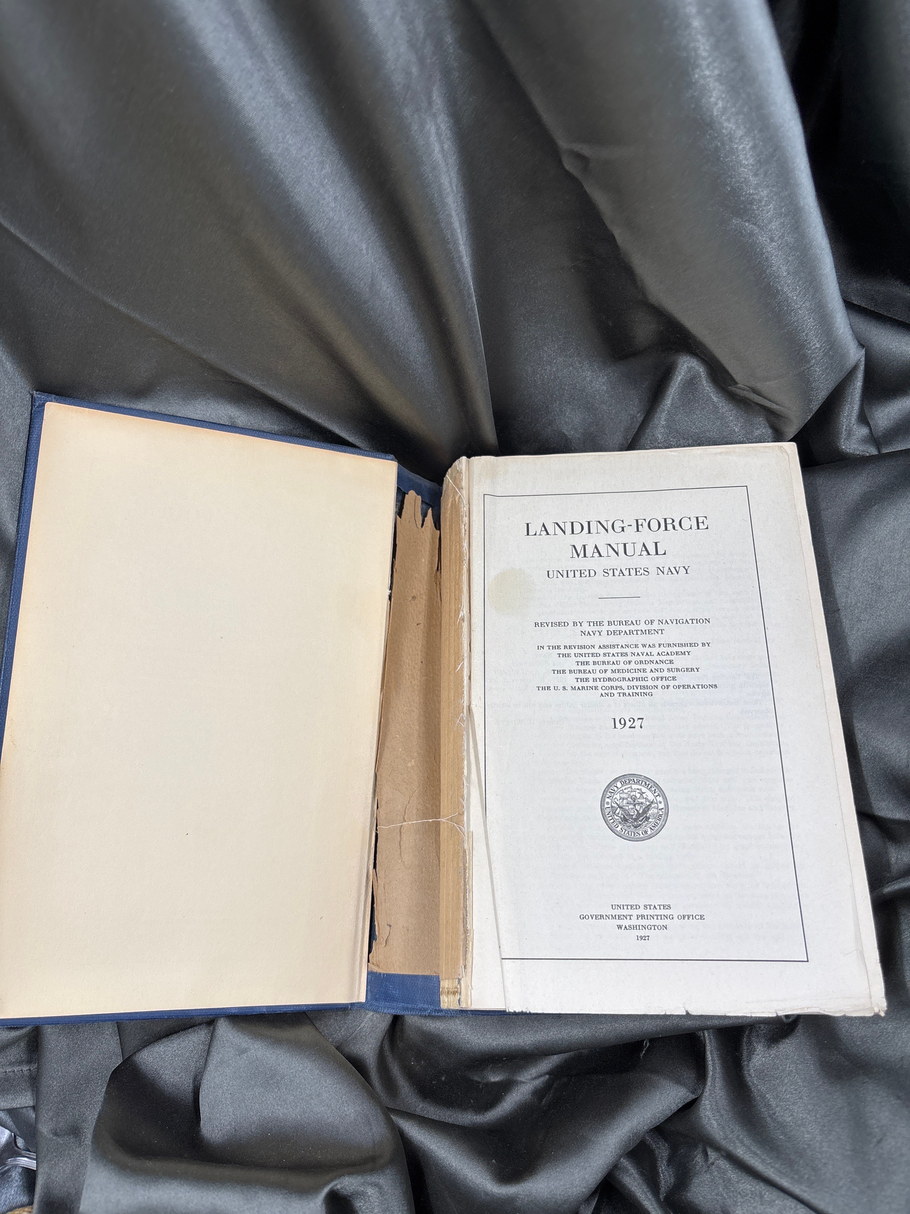 1920's US NAVY LANDING FORCES MANUAL — image 2