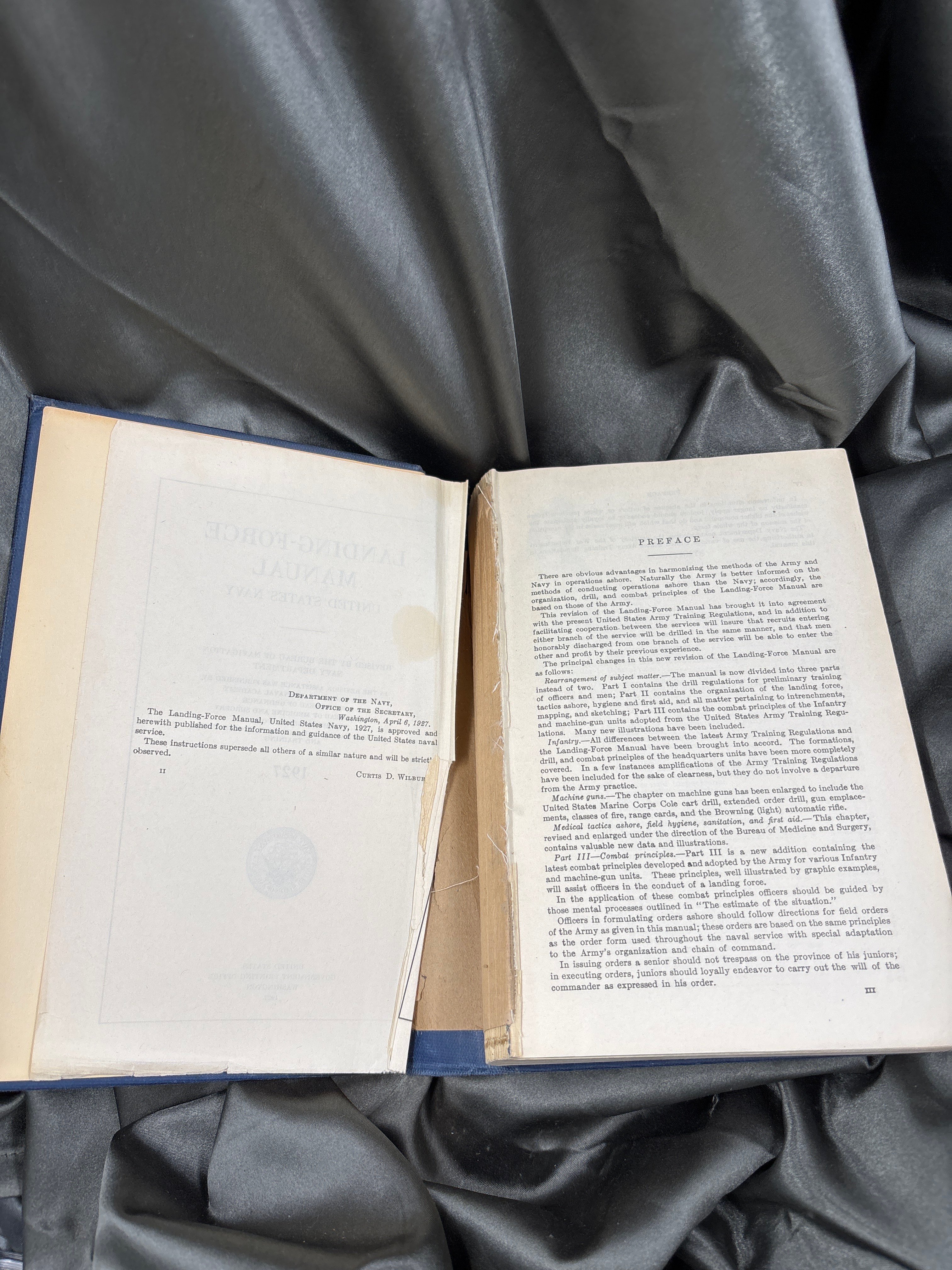 1920's US NAVY LANDING FORCES MANUAL — image 3