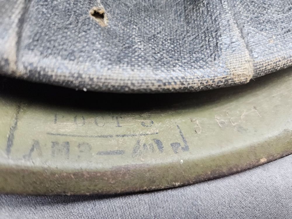 WWII Russian Soviet SSh-39 Steel combat Helmet. — image 10