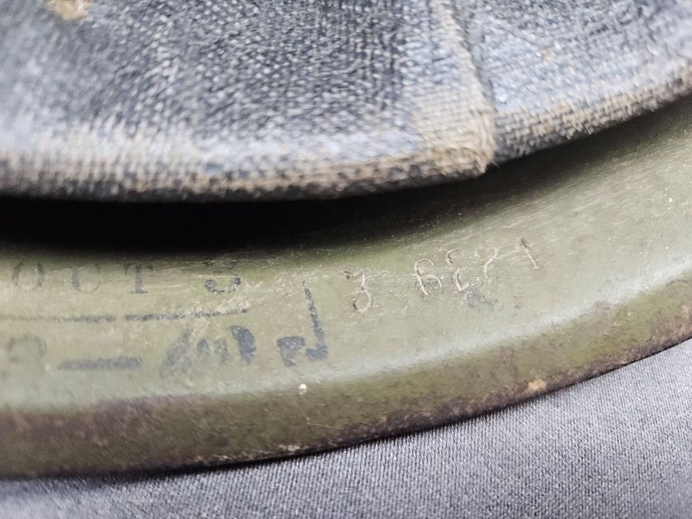 WWII Russian Soviet SSh-39 Steel combat Helmet. — image 8