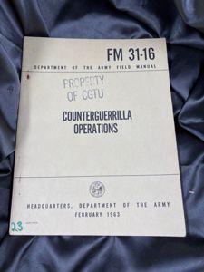 VIETNAM WAR ERA COUNTERGUERRILA OPERATIONS MANUAL