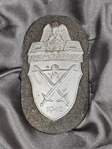 WWII GERMAN DEMJANSK SHIELD
