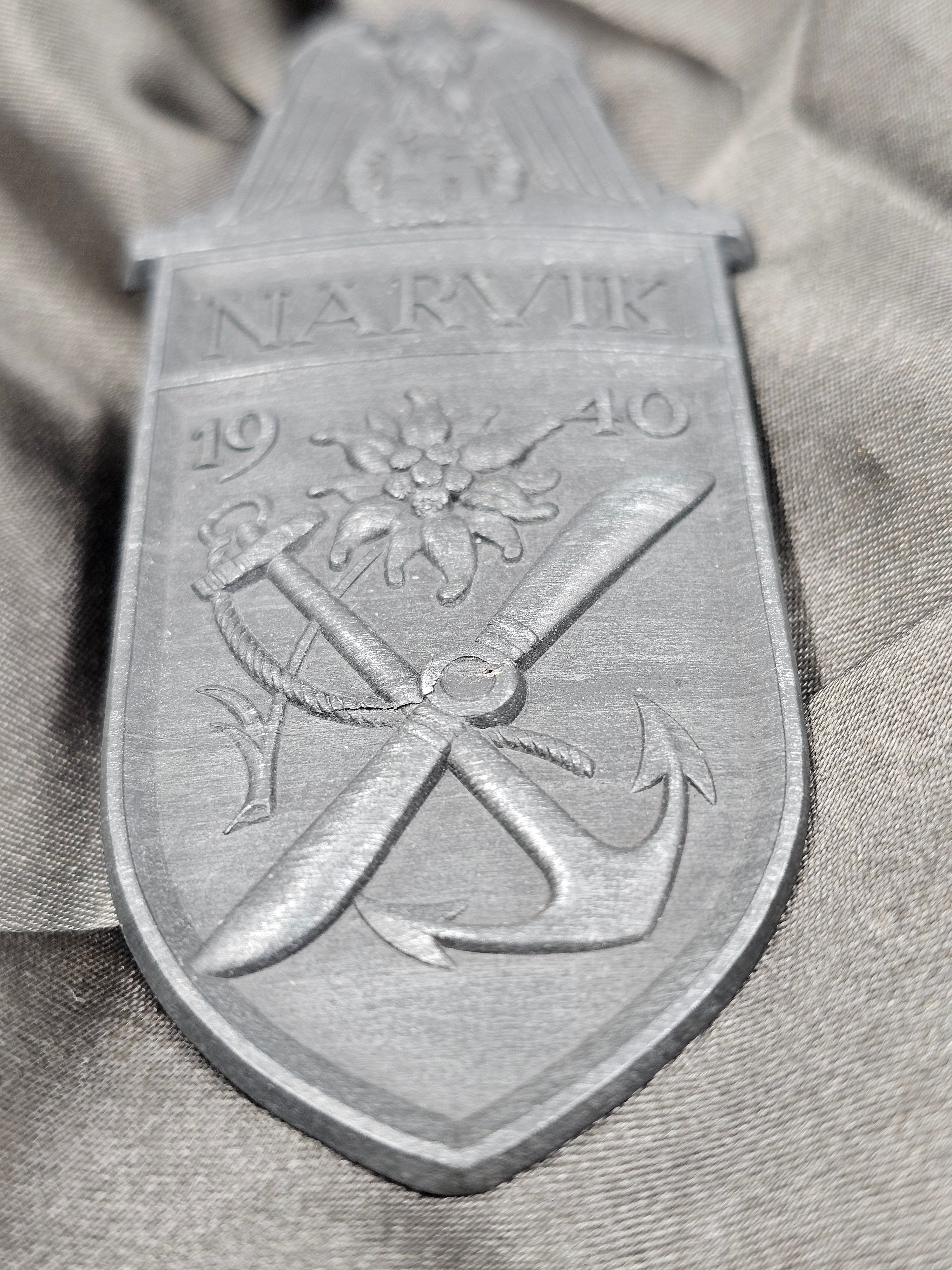 WWII GERMAN NARVIK SHIELD BY DEUMER — image 2