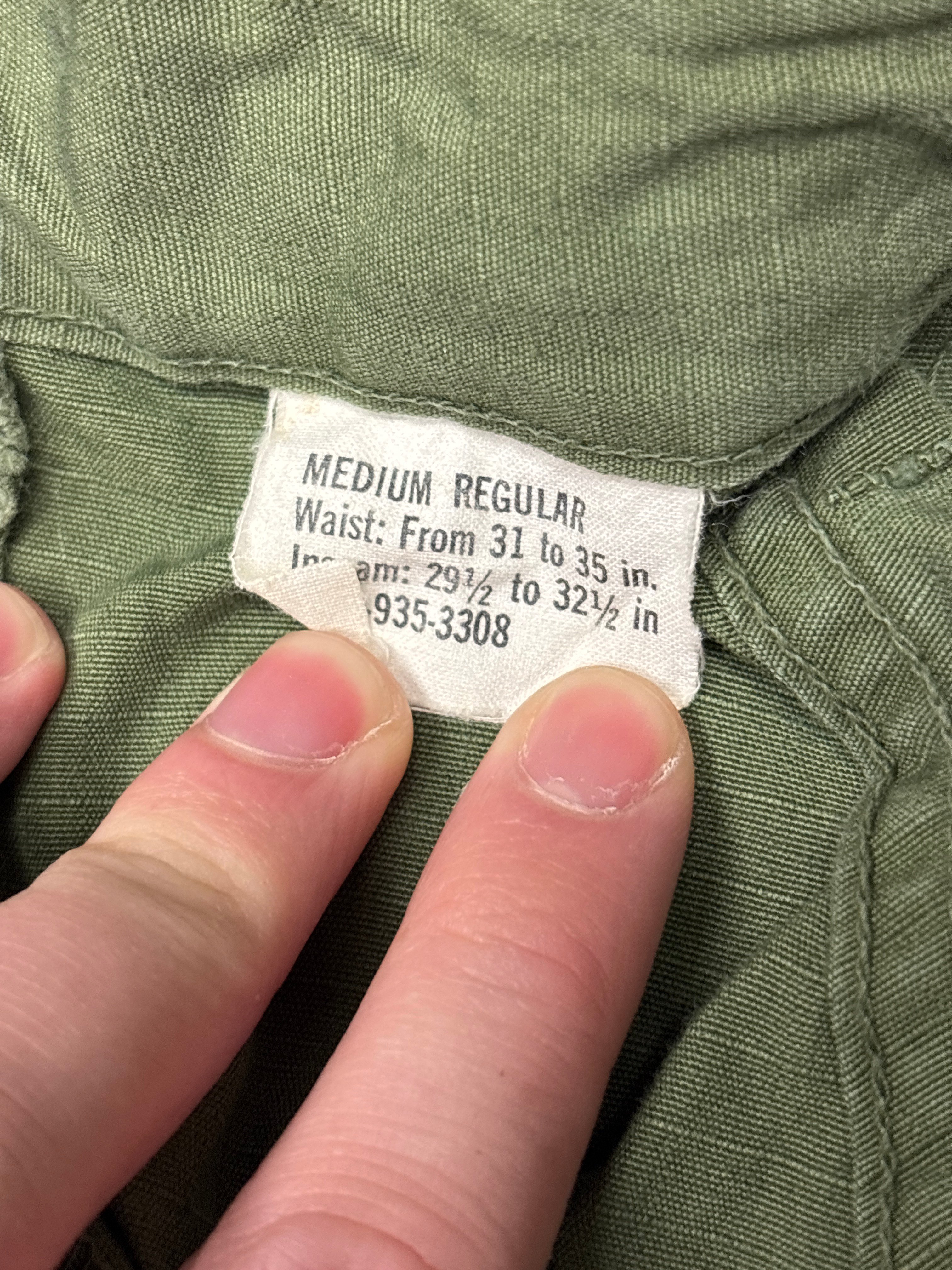 VIETNAM WAR ERA JUNGLE TROUSERS MEDIUM REGULAR — image 2