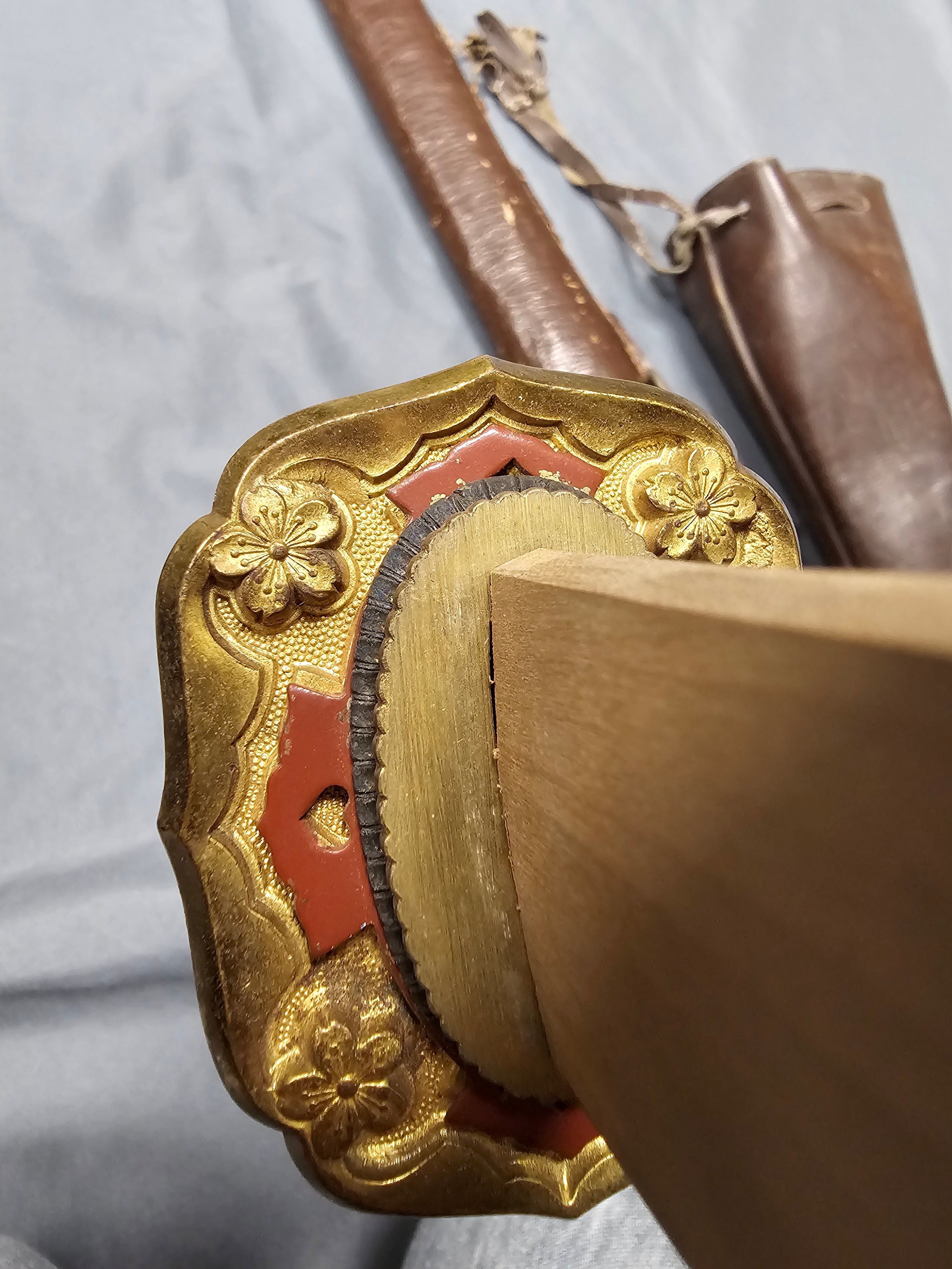 JAPANESE GUNTO SWORD WITH PLACEHOLDER WOODEN BLADE — image 10