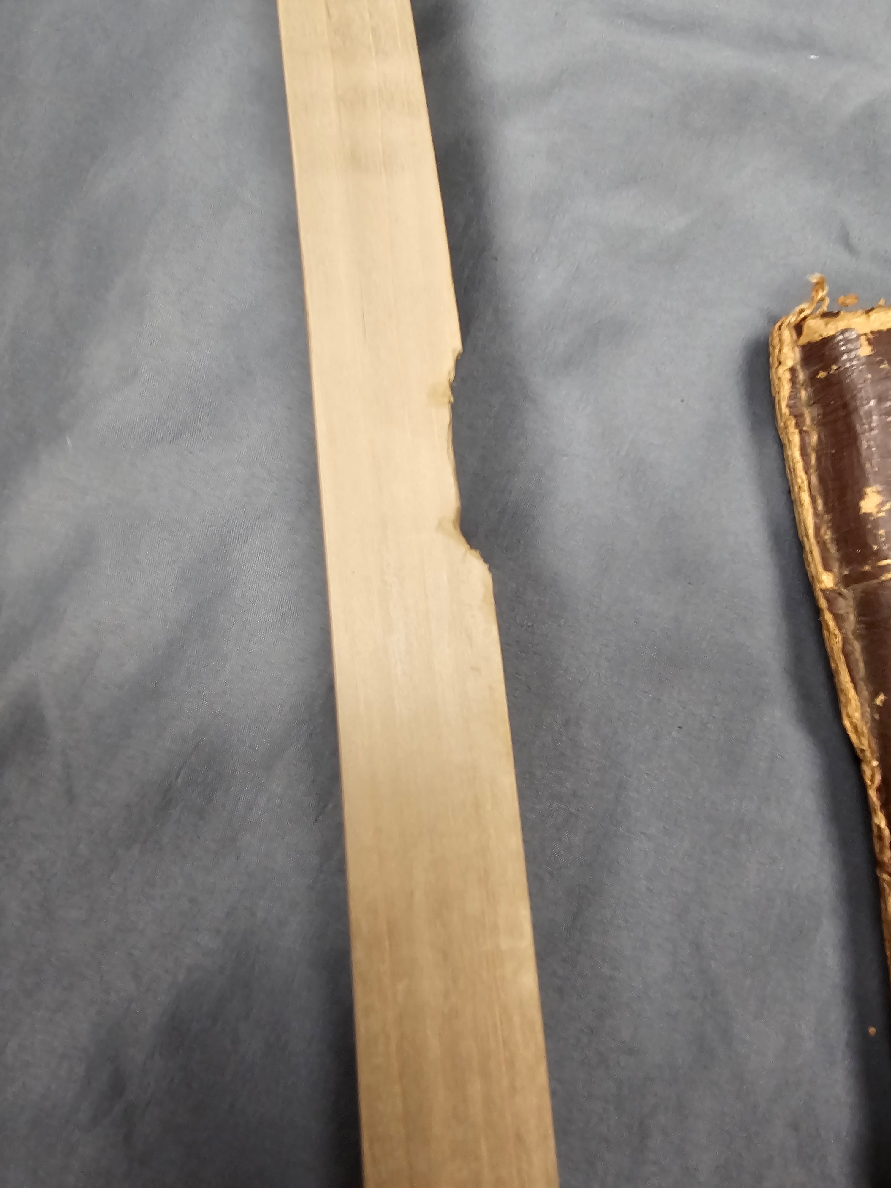 JAPANESE GUNTO SWORD WITH PLACEHOLDER WOODEN BLADE — image 6