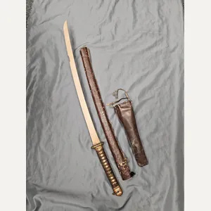 JAPANESE GUNTO SWORD WITH PLACEHOLDER WOODEN BLADE