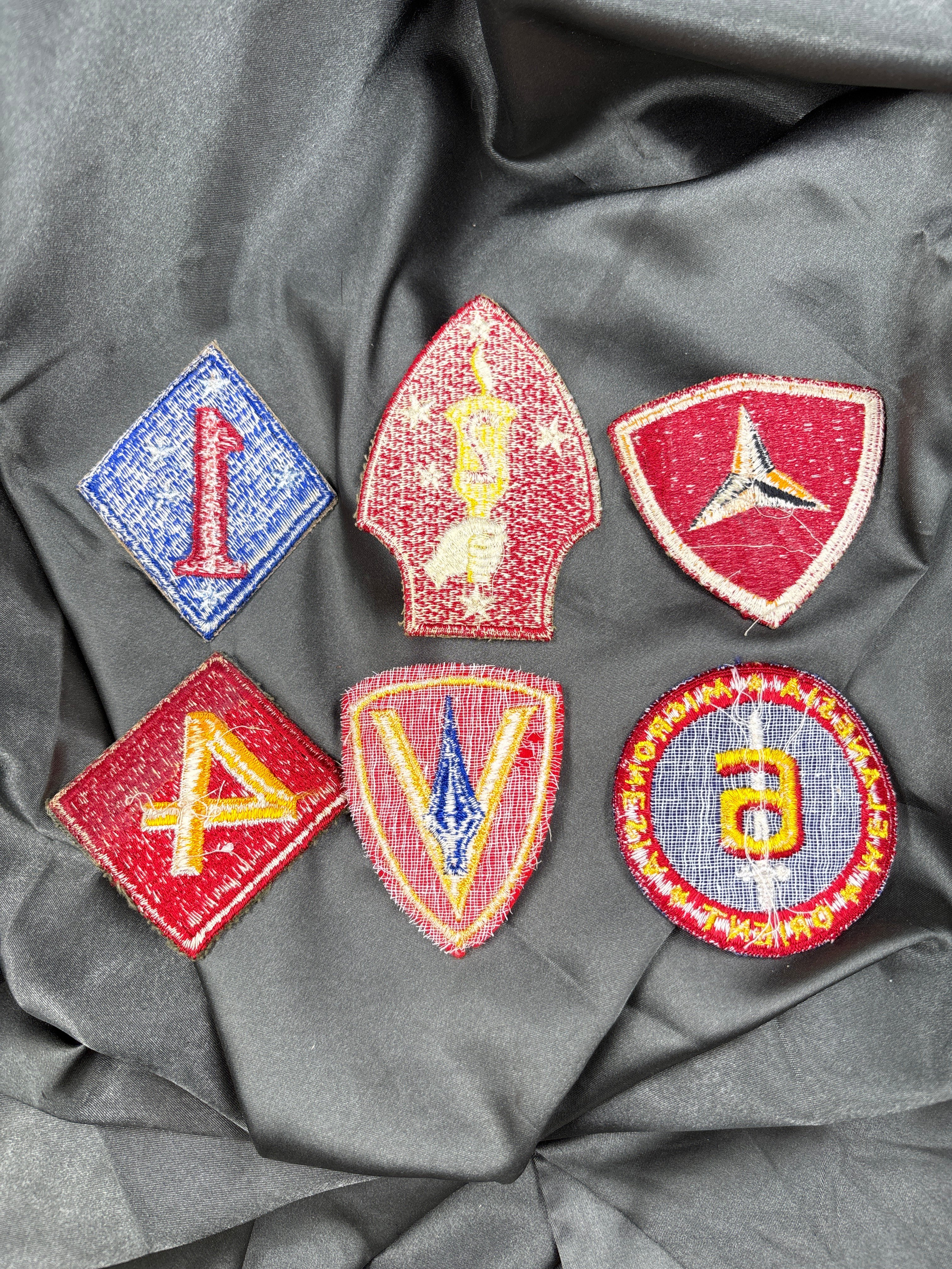 WWII US MARINE CORPS DIVISIONS PATCH COLLECTION — image 2
