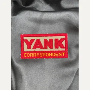 WWII YANK MAGAZINE CORRESPONDENT PATCH