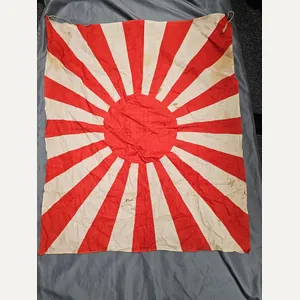 WWII JAPANESE ARMY RISING SUN FLAG 34x40
