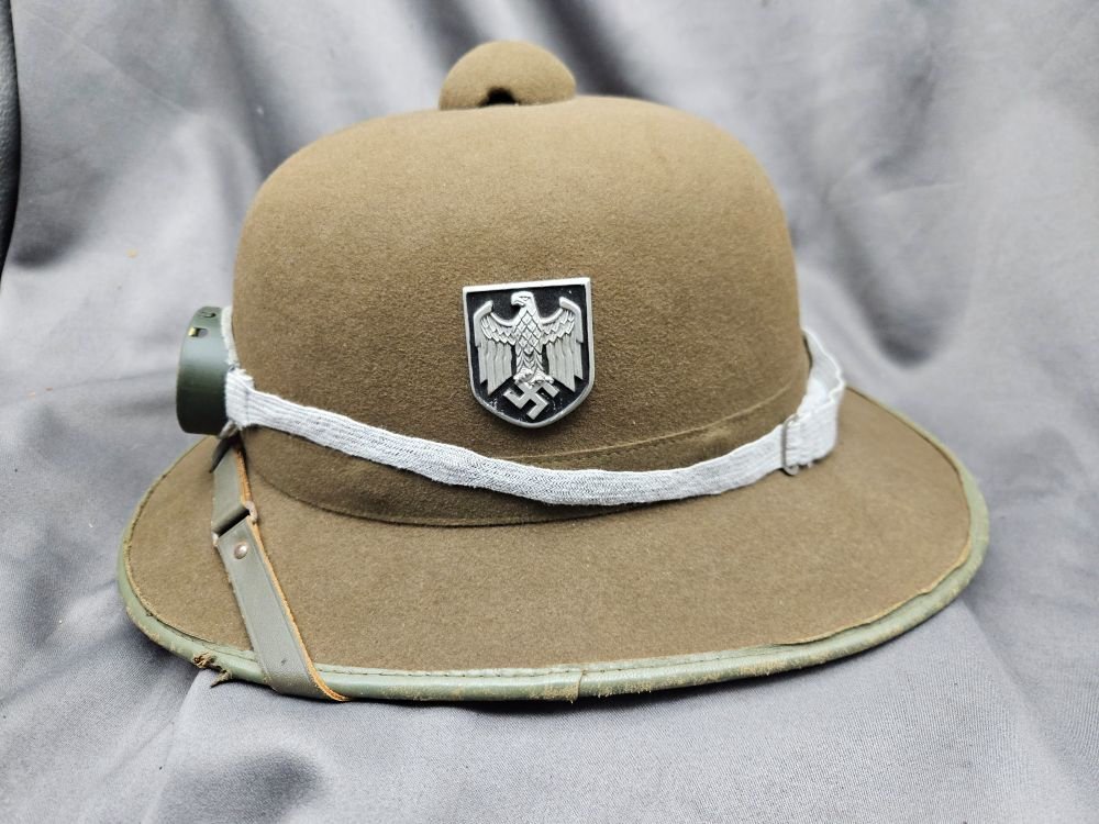 WWII German Tropical Helmet — image 4