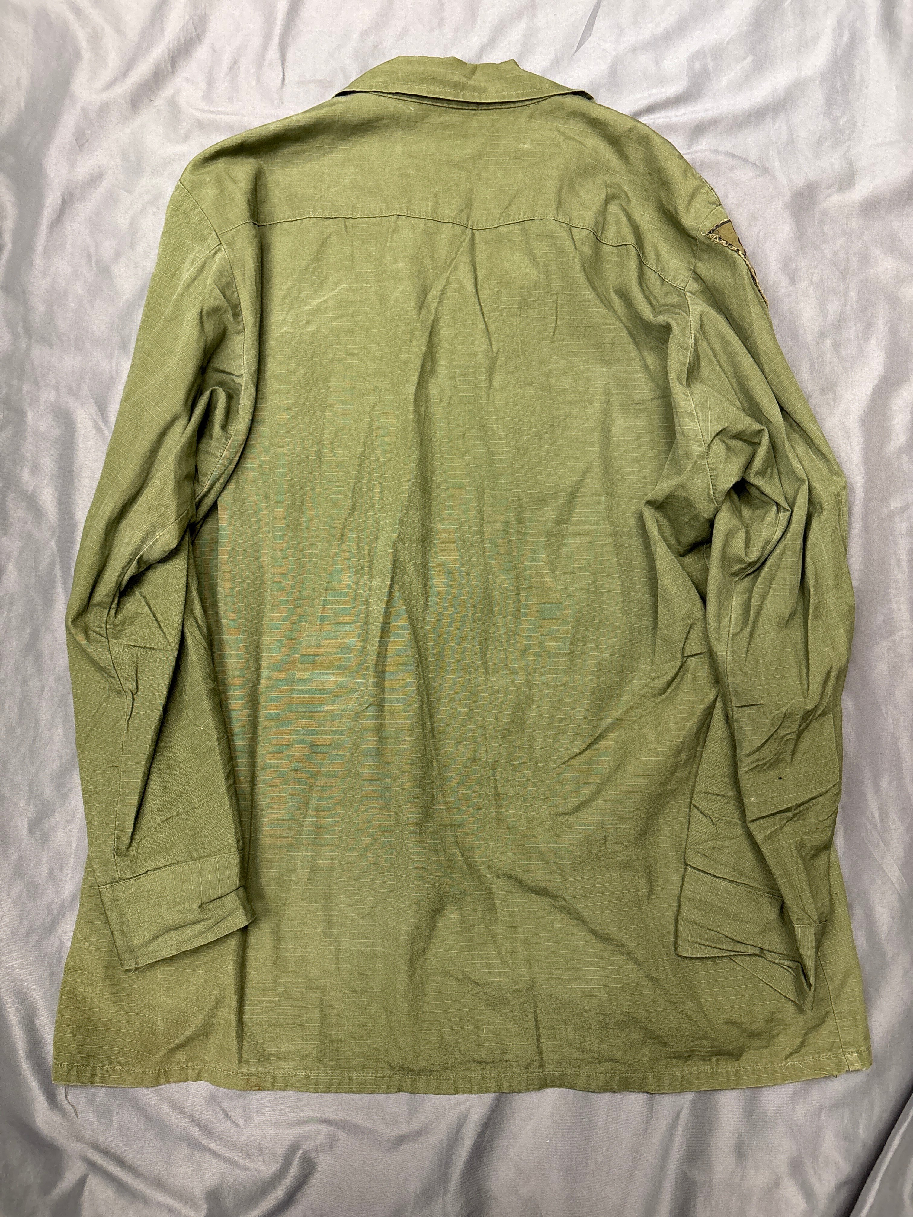VIETNAM WAR ERA 9TH ID JUNGLE JACKET LARGE LONG — image 3