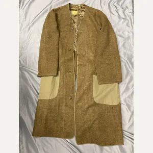 WWII US OFFICER OVERCOAT WOOL LINER SIZE 36R