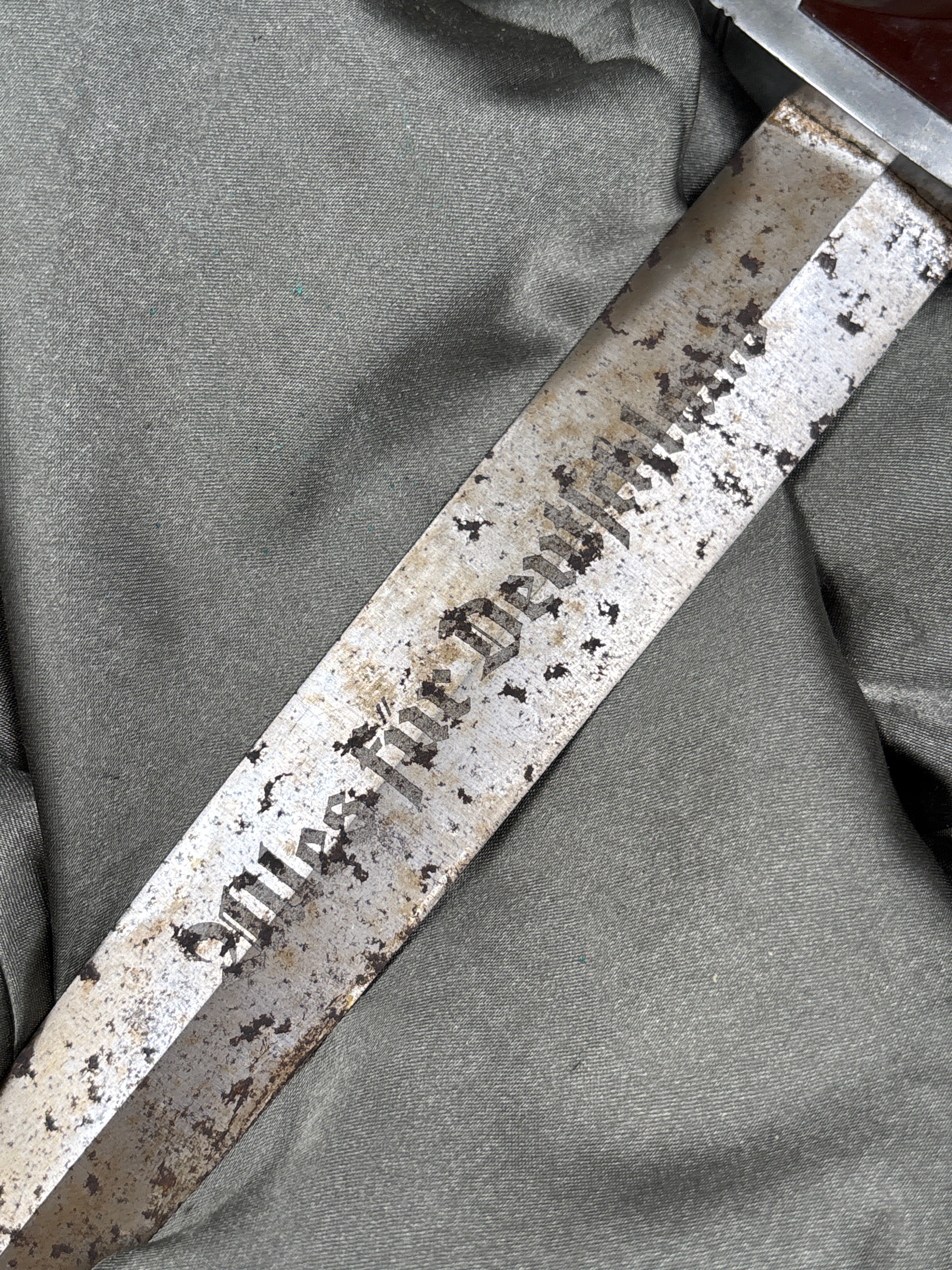 WWII OCCUPATION ERA GI SOUVENIR SA BOLTE & ANSCHUTZ DAGGER — image 3