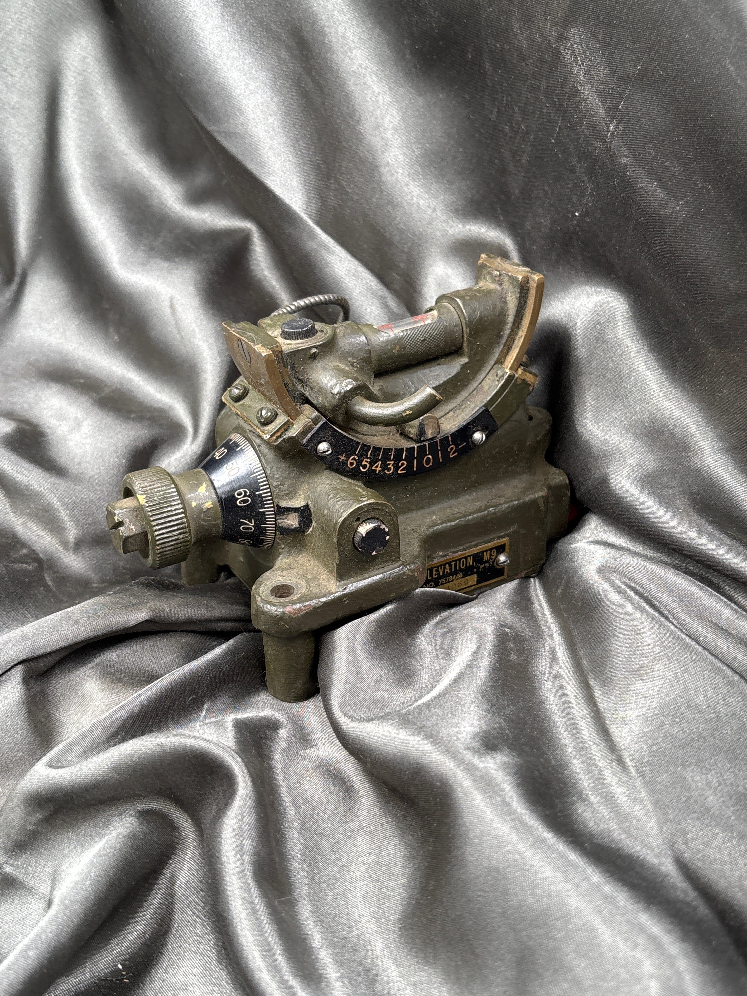 WWII M9 TANKER FIRING ELEVATION QUADRANT — image 4