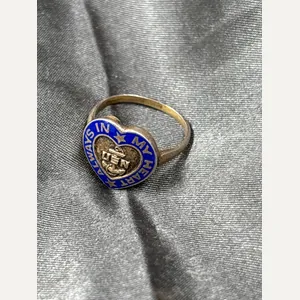 WWII US SWEETHEART NAVY RING