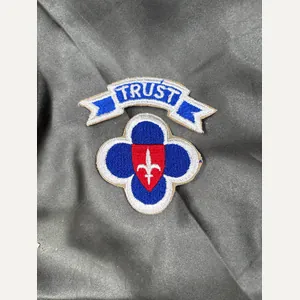 WWII ETO TRIESTE UNITED STATES TROOPS (TRUST) PATCH & SCROLL