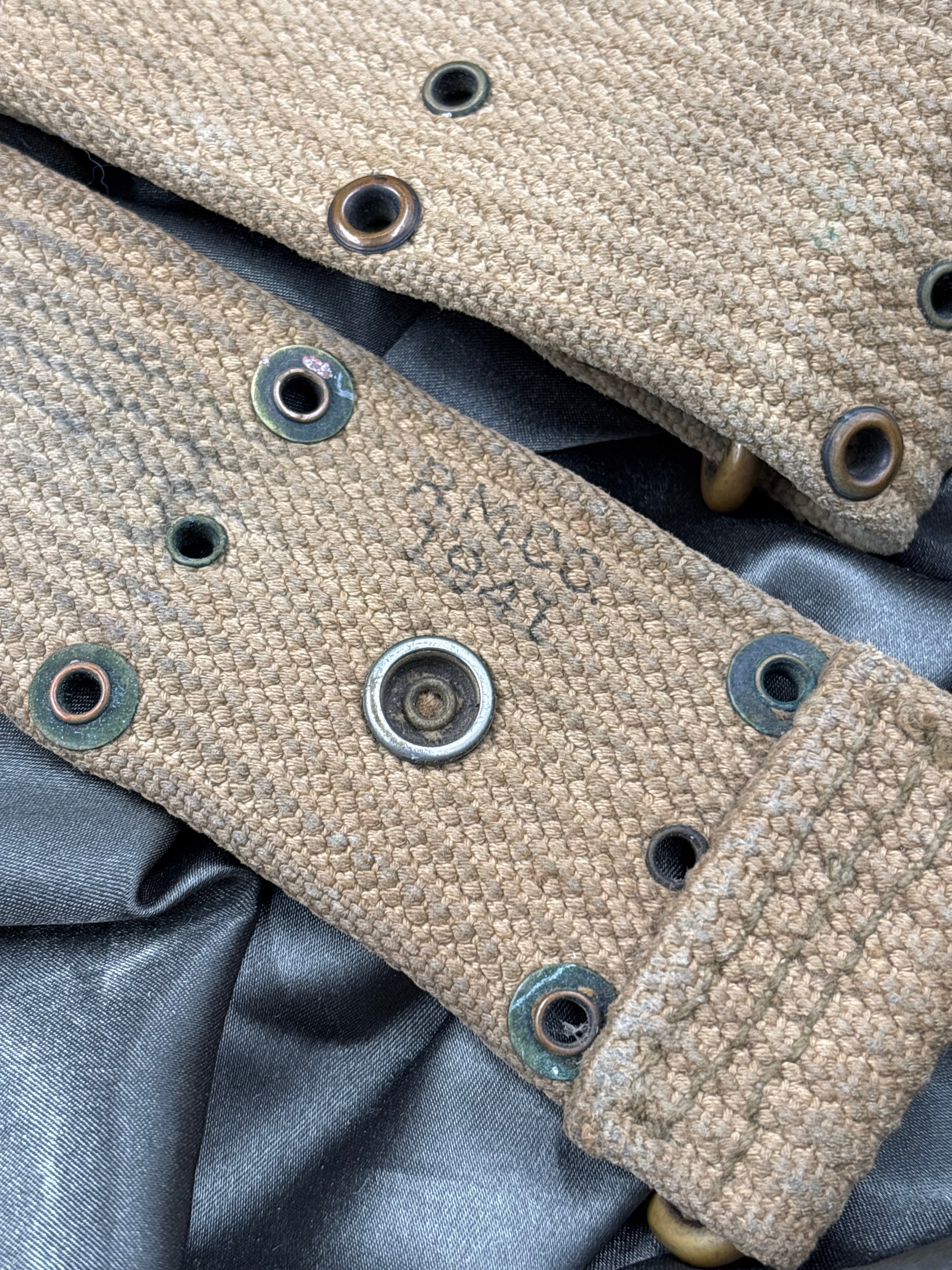 WWII 1941 DATED US PISTOL BELT — image 5