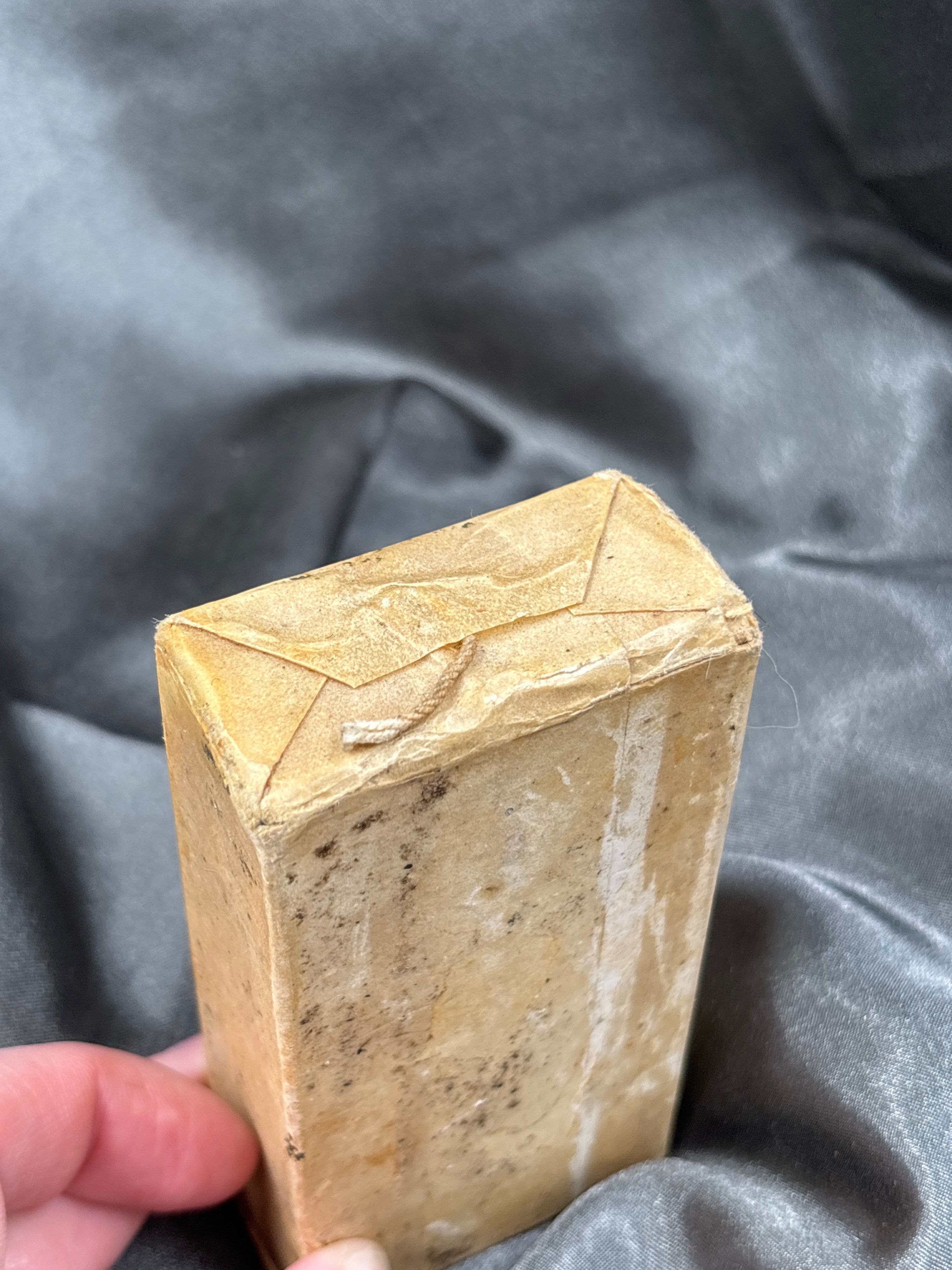 WWII WAXED SMALL BATTLE DRESSING BANDAGE — image 3