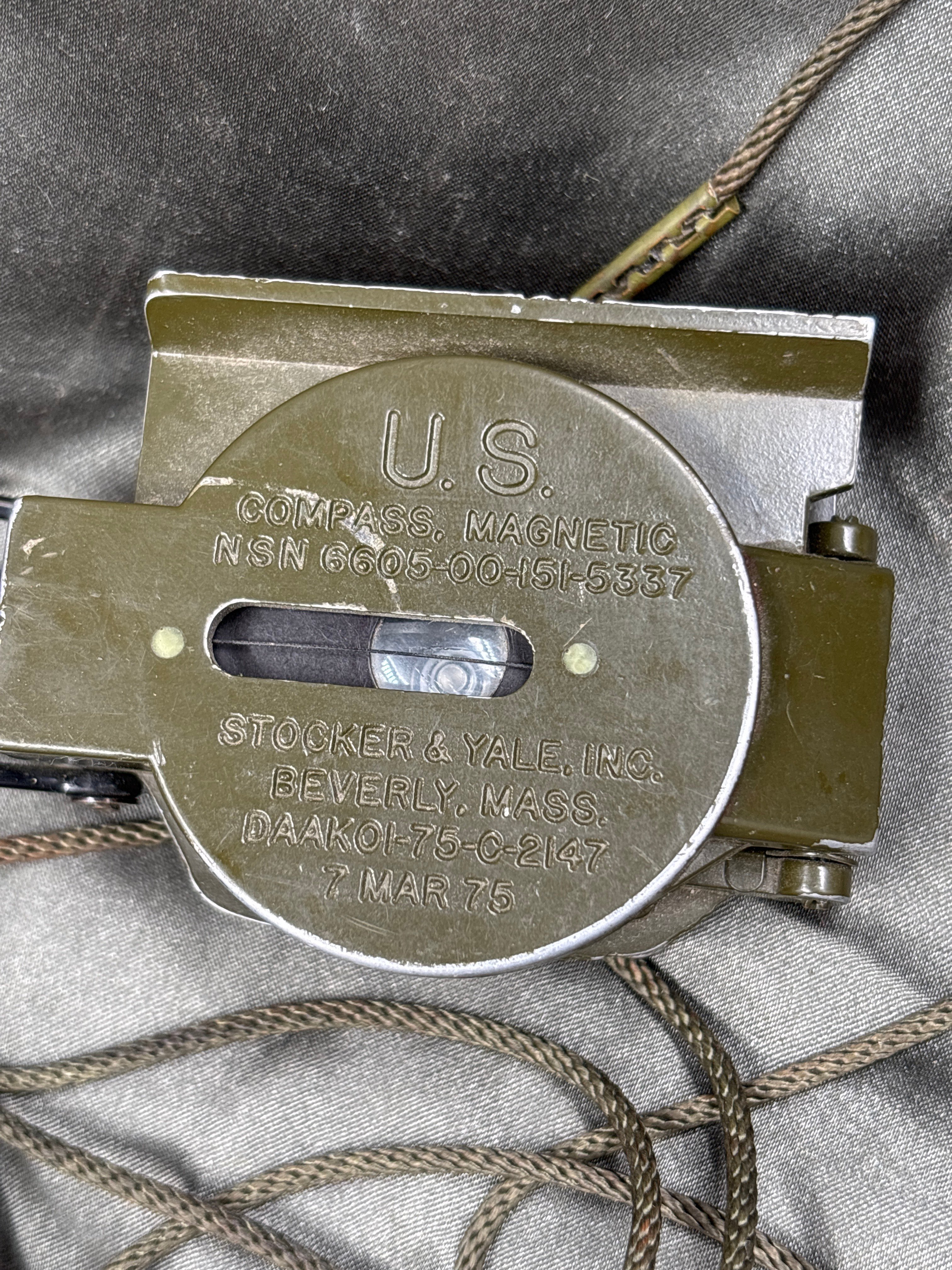 1975 US ARMY LENSATIC COMPASS — image 2