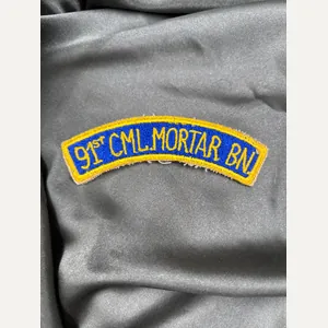 WWII 91ST CHEMICAL MORTAR BATTALION TAB