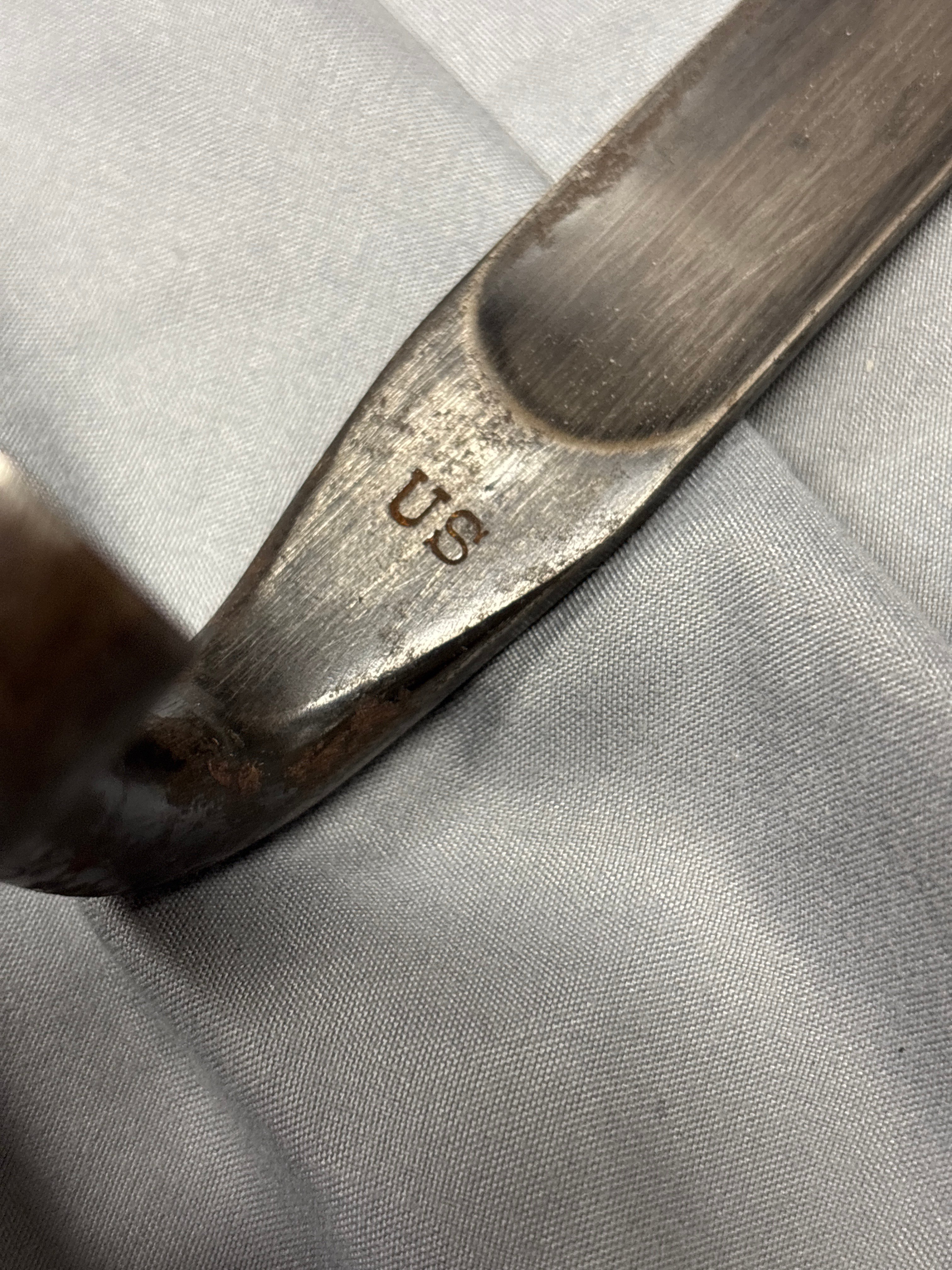 CIVIL WAR ERA US ROCK ISLAND ARSENAL L BAYONET — image 2