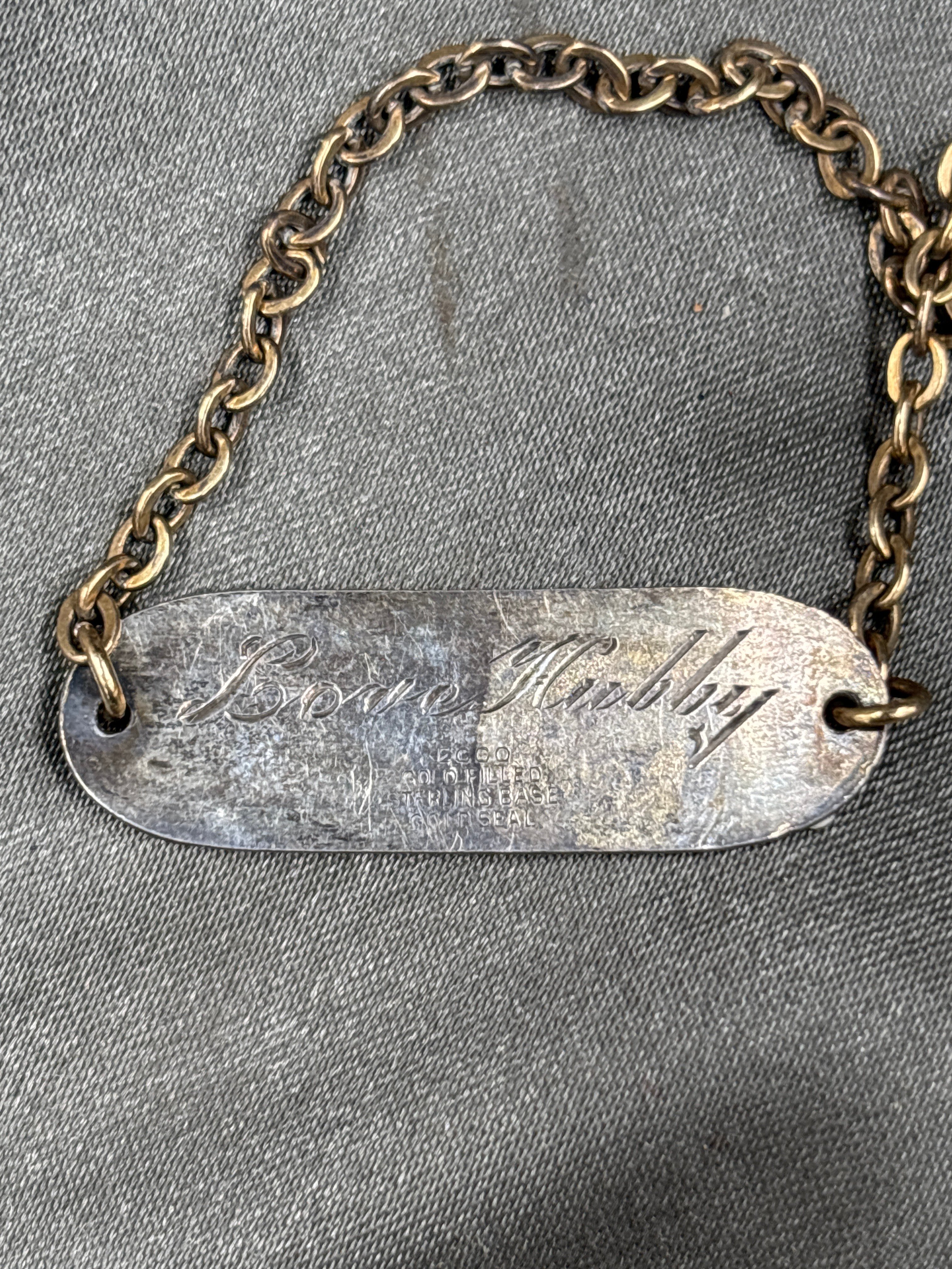 WWII ROYAL CANADIAN AIR FORCE SWEETHEART BRACELET — image 2