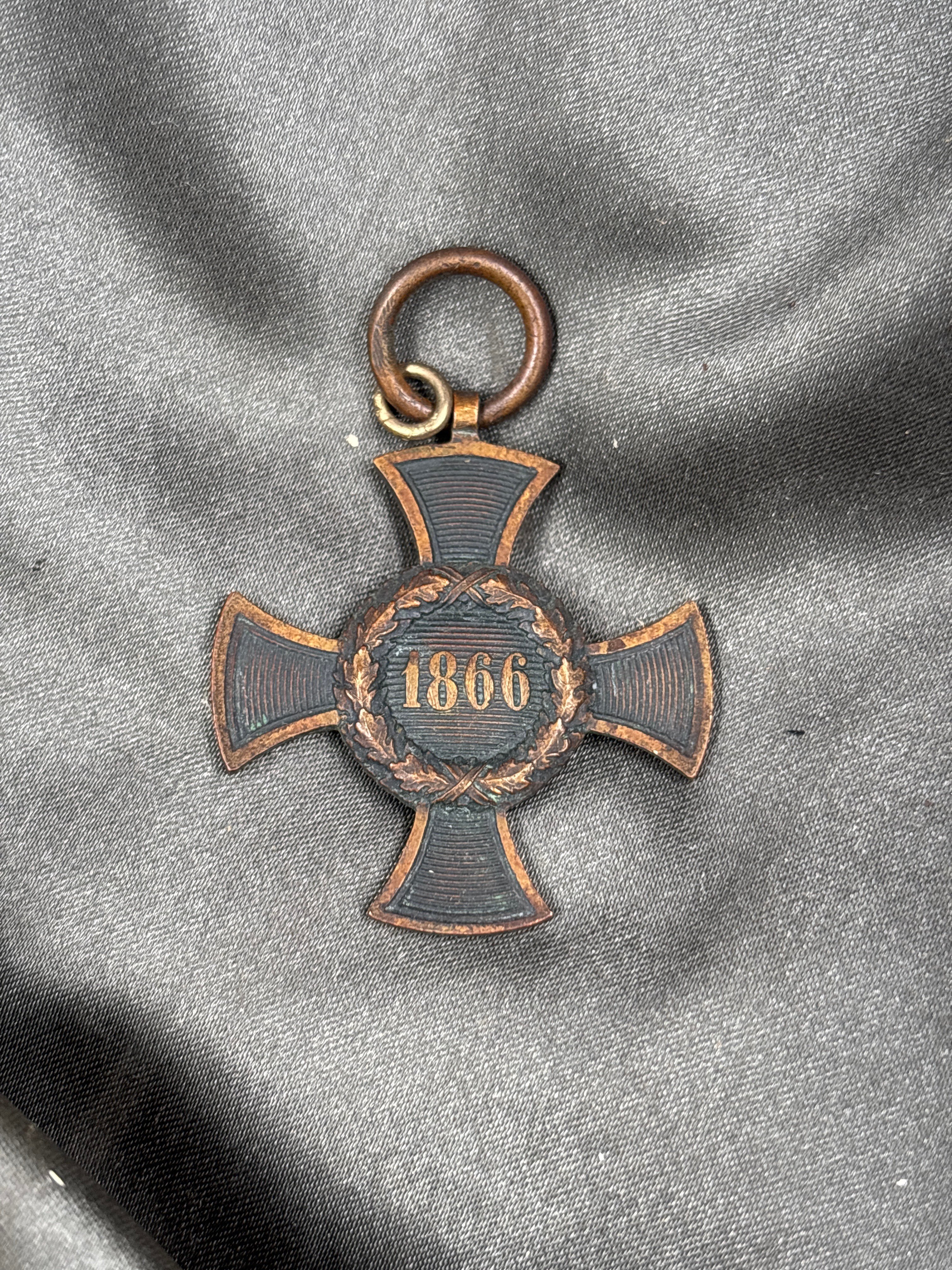 BAVARIAN 1866 COMMEMORATIVE MEDAL — image 2