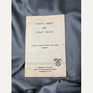 HEAVY HINTS FOR LIGHT PACKS MANUAL