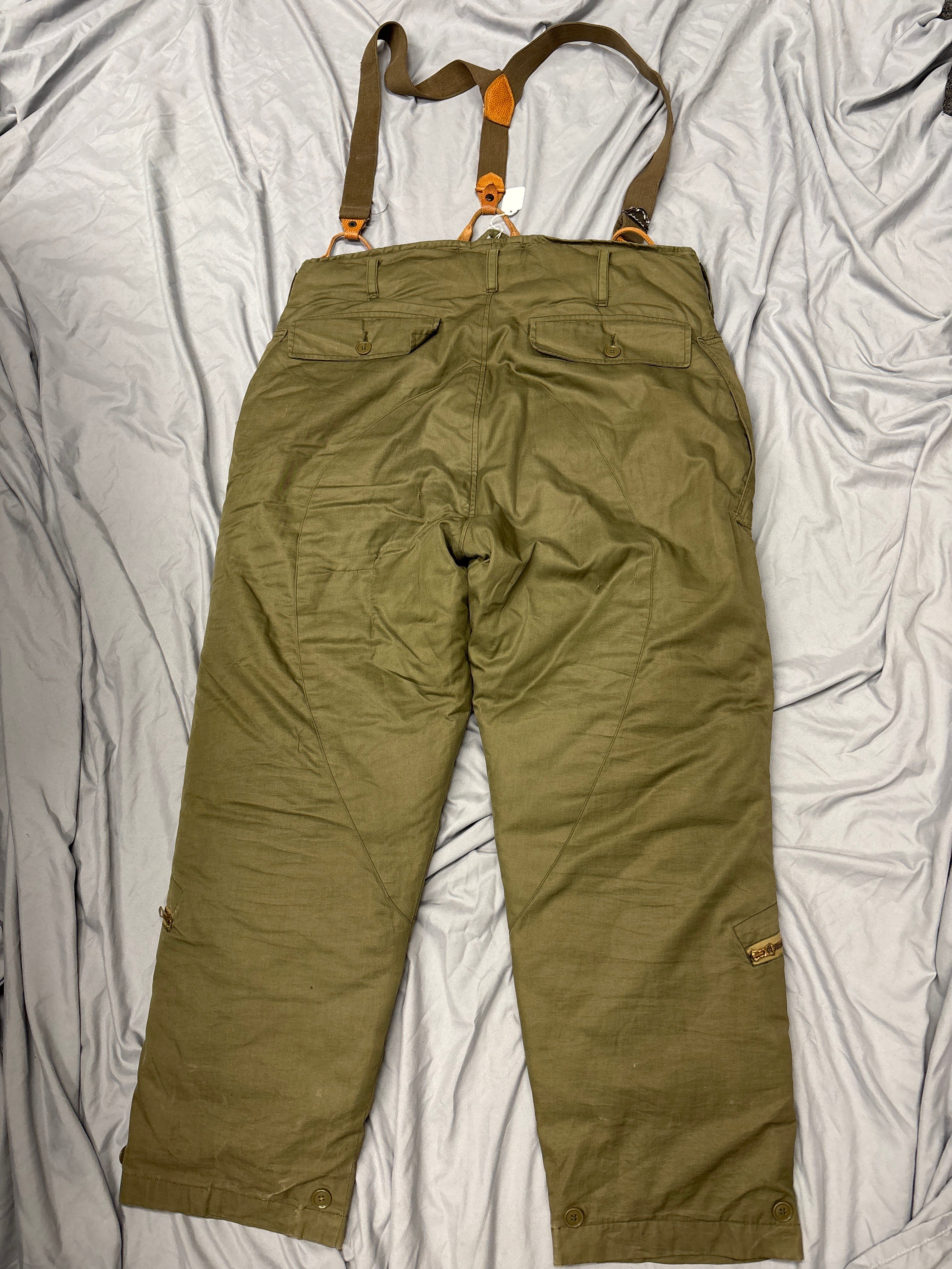 WWII US TYPE-A-8 WINTER FLYING TROUSER SIZE 38 — image 2