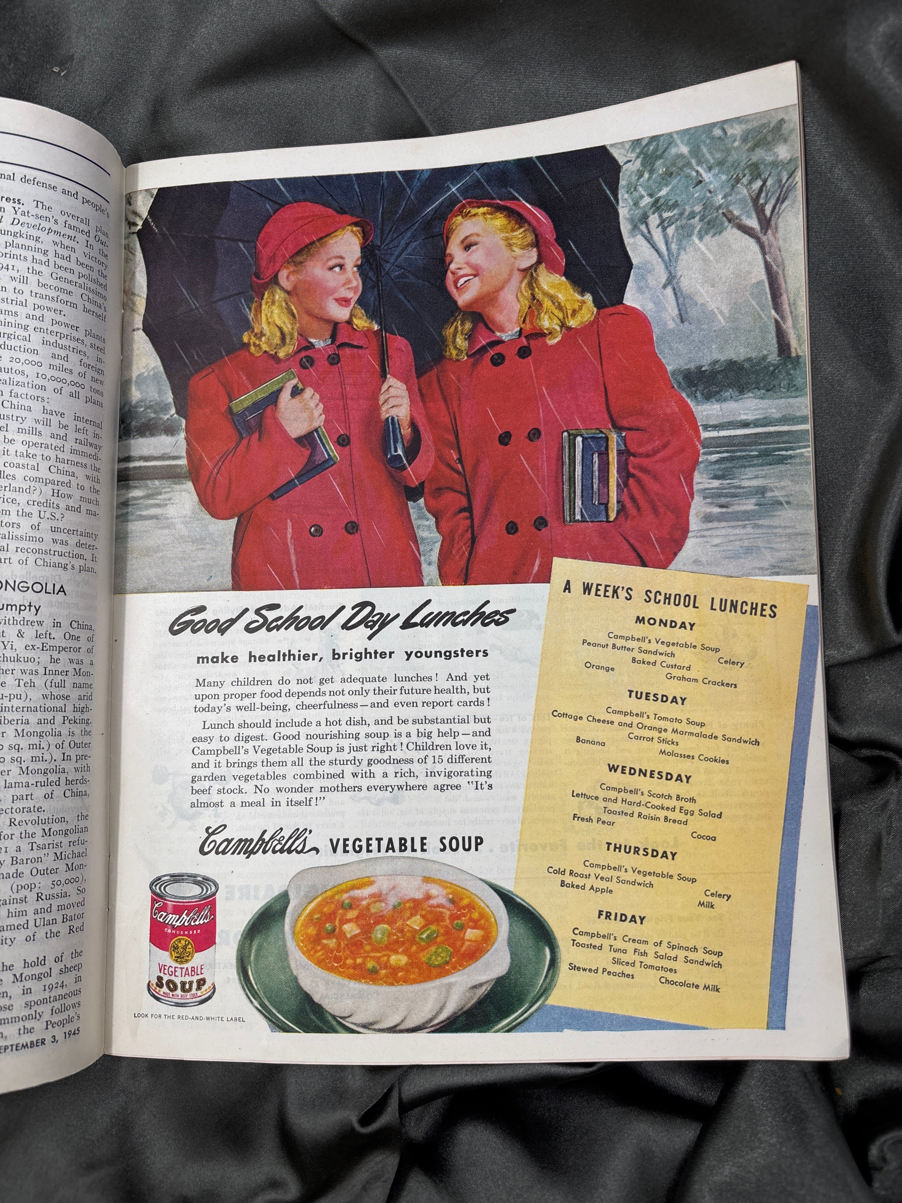 WWII TIME MAGAZINE SEPTEMBER 3, 1945 — image 2