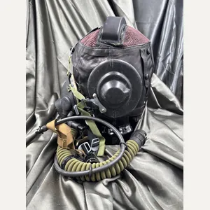 SOVIET FLIGHT HELMET AND OXYGEN MASK