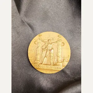 1939 NEWYORK WORLD FAIR FREE CZECHOSLAVAKIA COIN