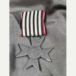 WWI GERMAN AID CROSS ON RIBBON RACK