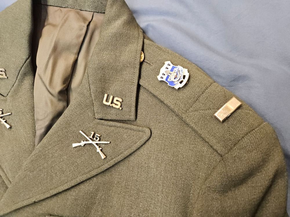 WWII US Officer Uniform Infantry 15th Regiment Pre War — image 11