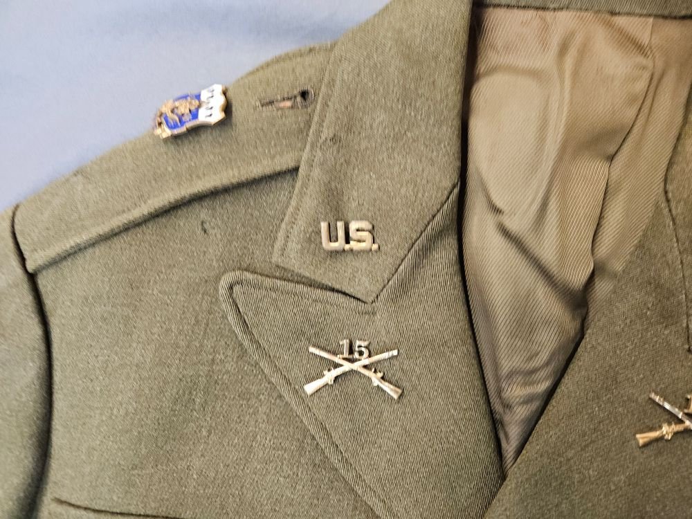WWII US Officer Uniform Infantry 15th Regiment Pre War — image 12