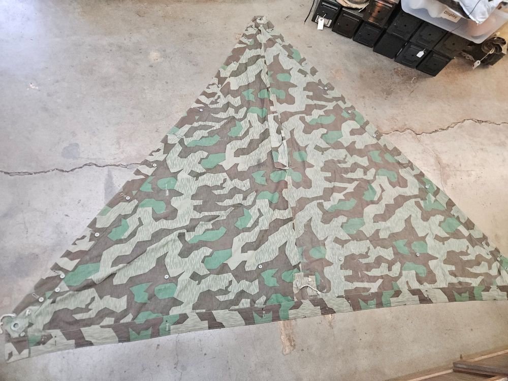 WWII German Zeltbahn Shelter Half — image 2