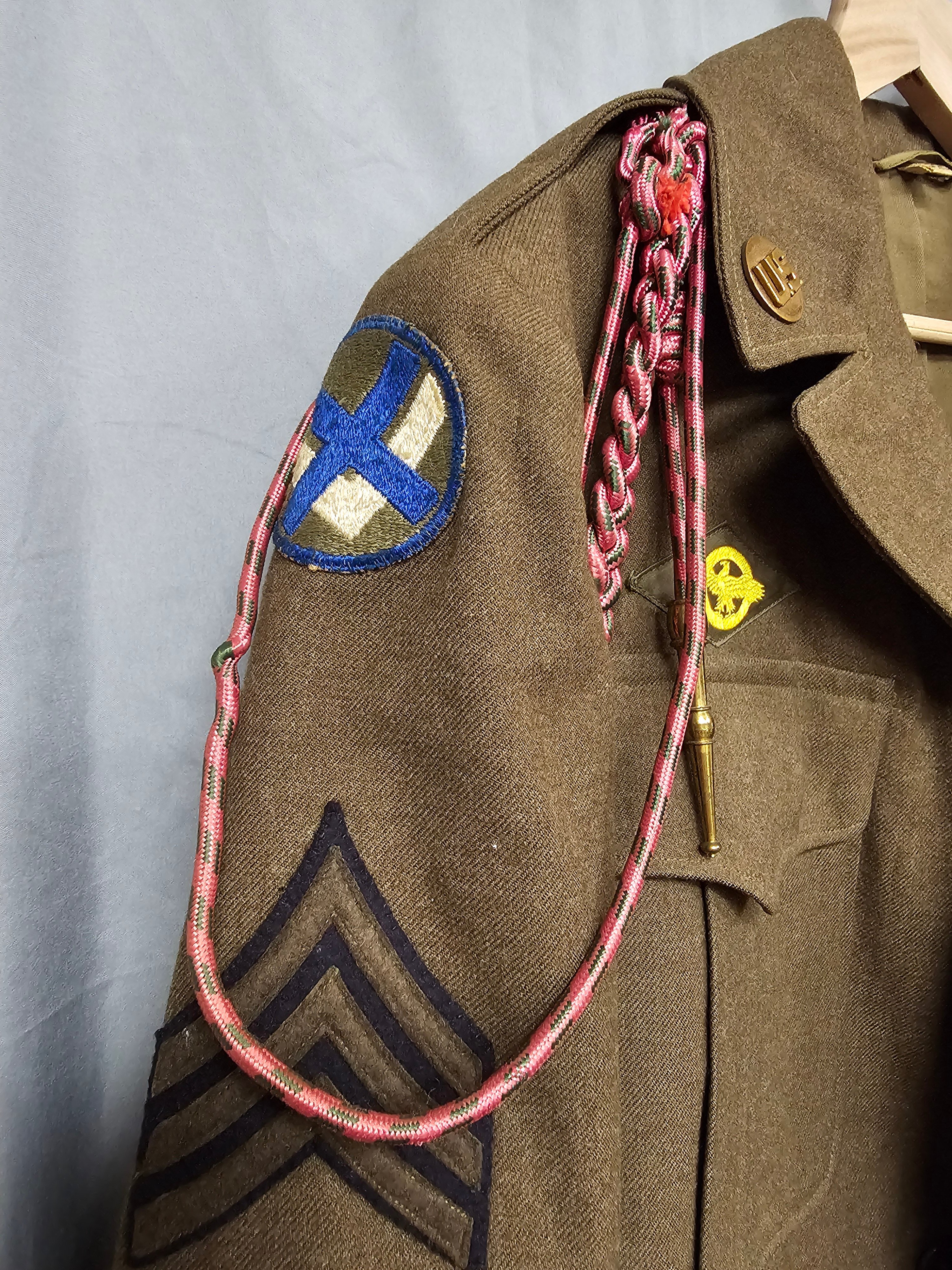 WWII ENLISTED 9th AIR CORPS/ARMY IKE JACKET SIZE 36R — image 3