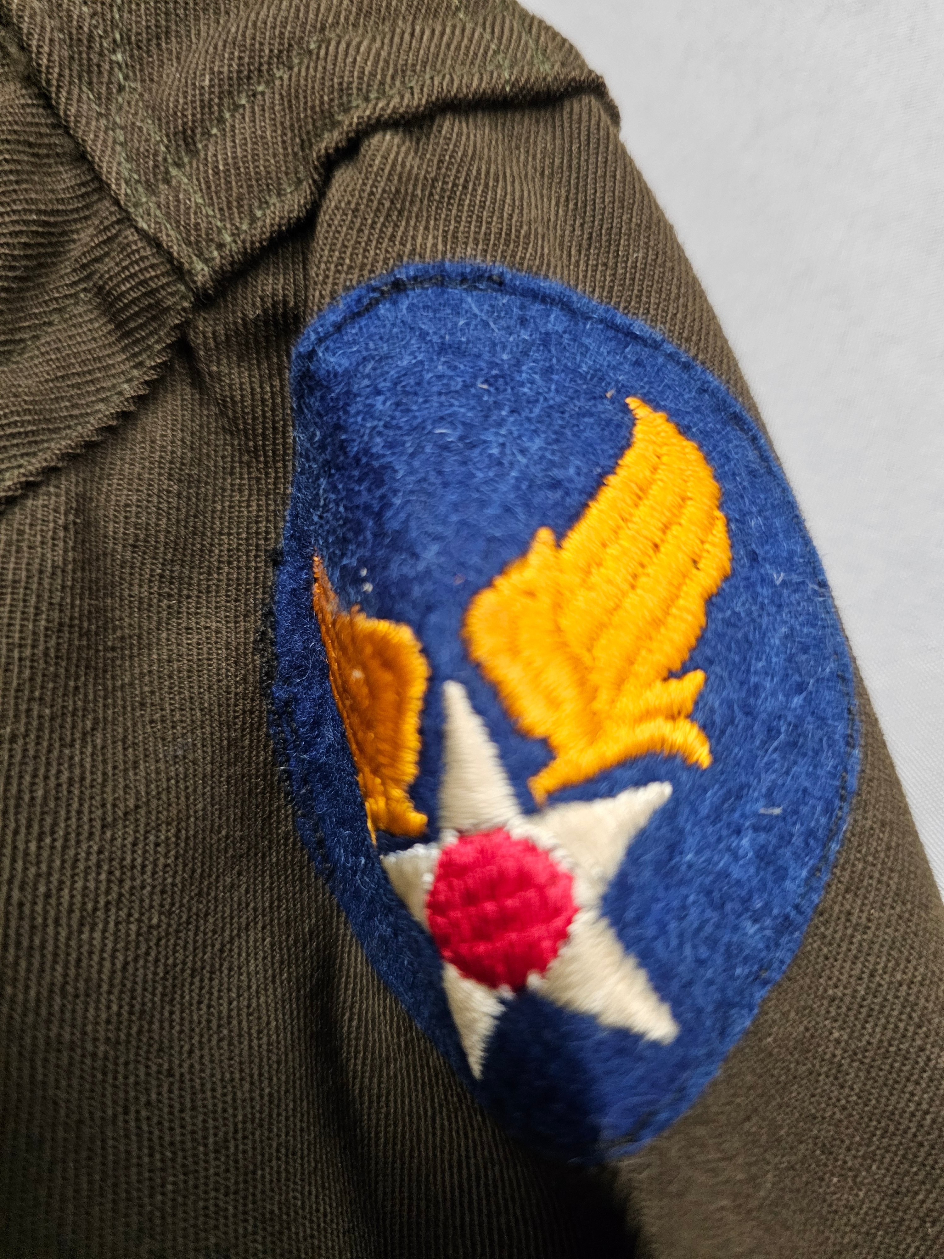 WWII 2ND AIR FORCE OFFICER CLASS A JACKET SIZE — image 11