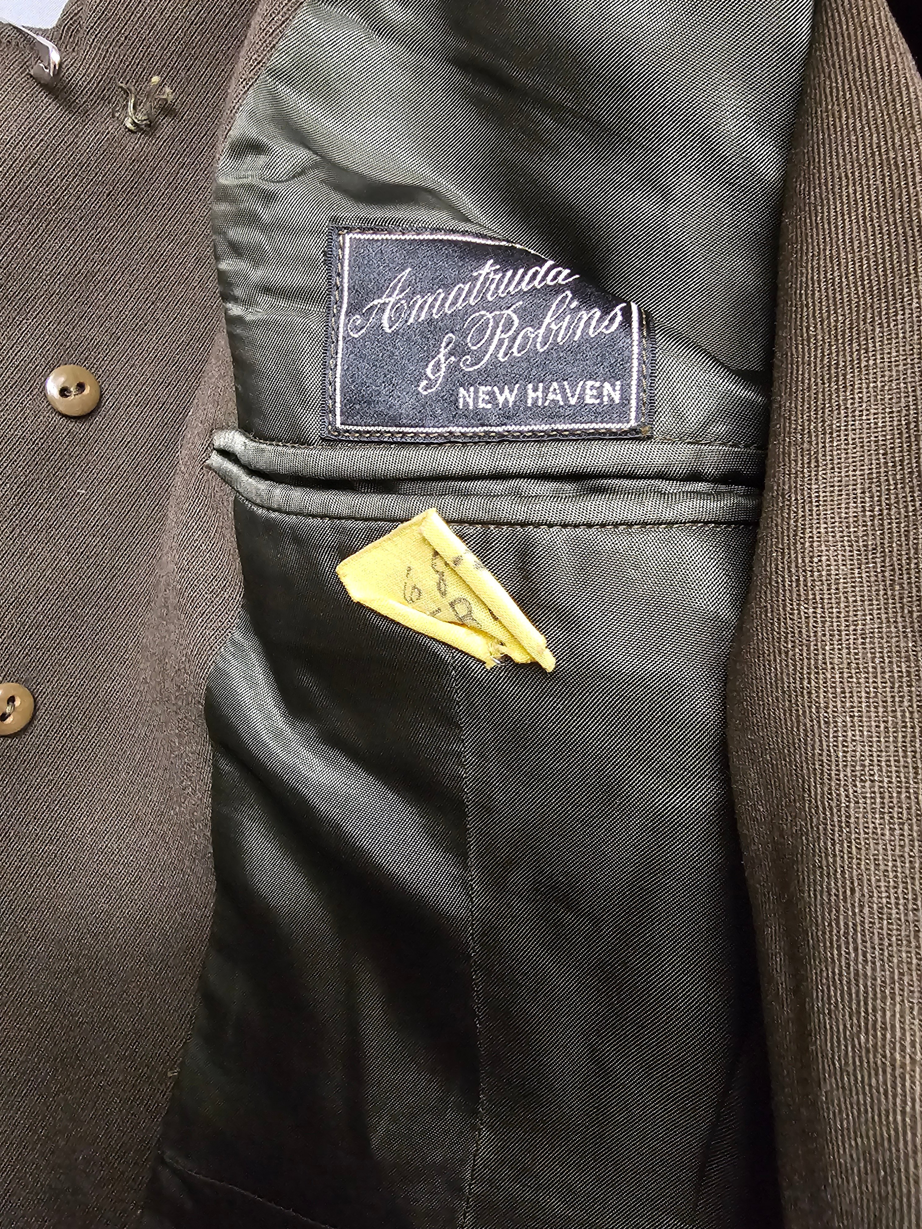 WWII 2ND AIR FORCE OFFICER CLASS A JACKET SIZE — image 8