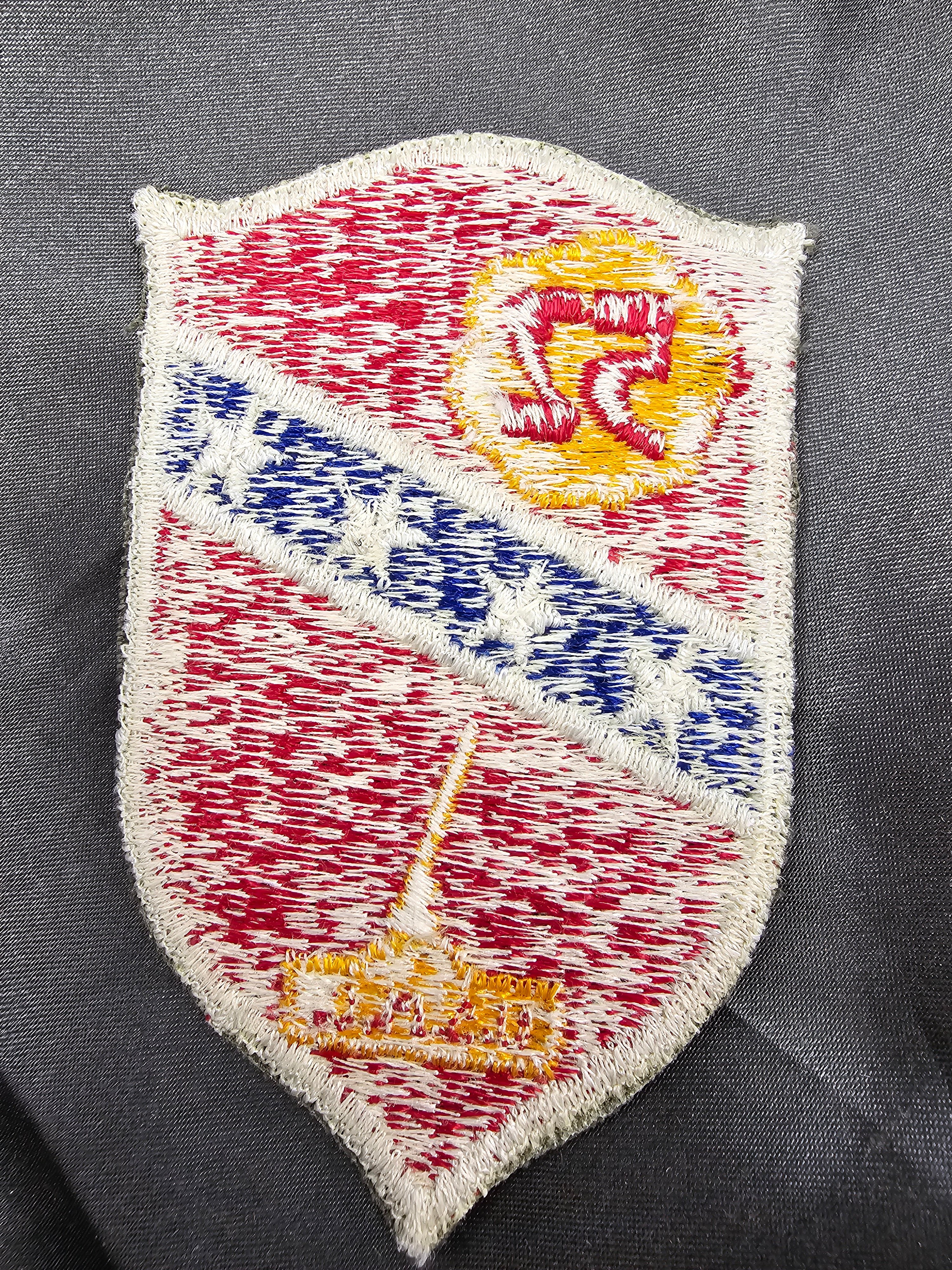 WWII US MARINE CORPS 52nd DEFENSE BATTALION SHOULDER PATCH — image 2