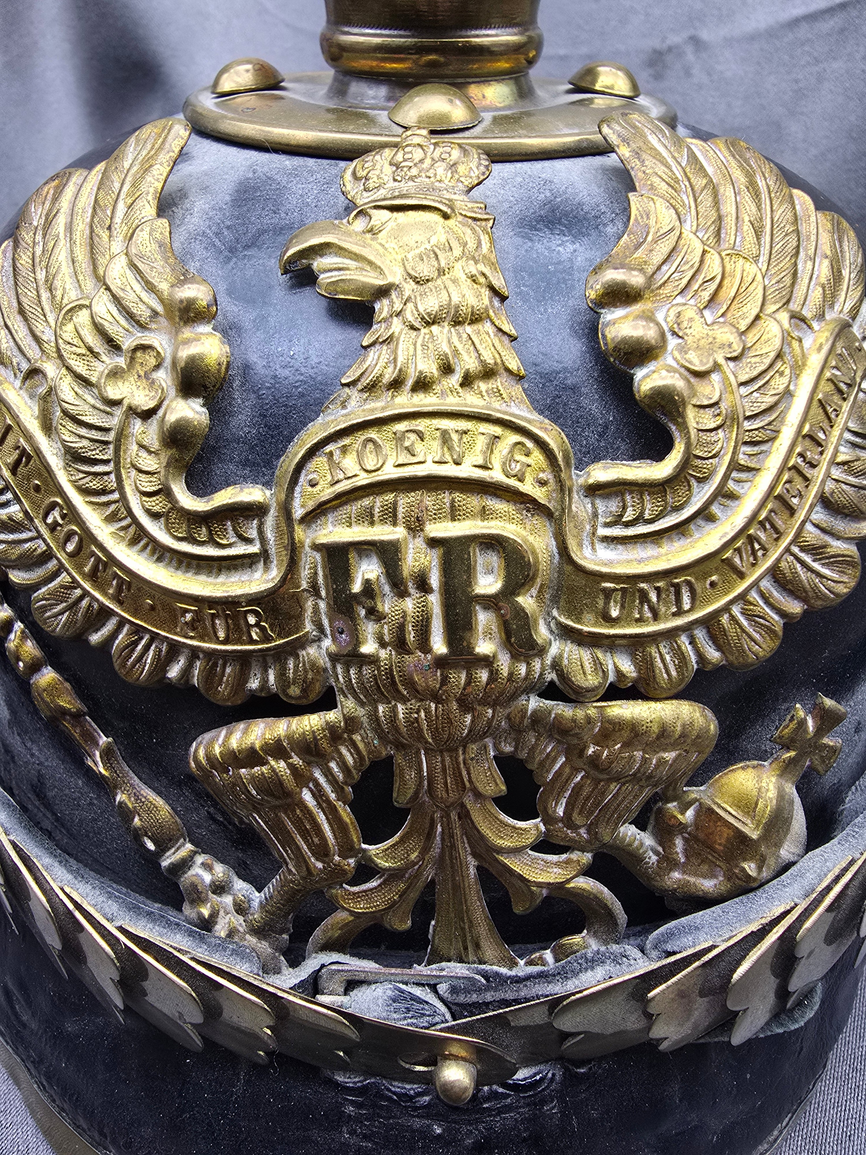 WWI Model 1897 Prussian Officer's Pickelhaube — image 5