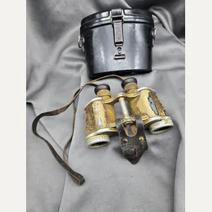 WWII German 6x30 Binoculars with Case