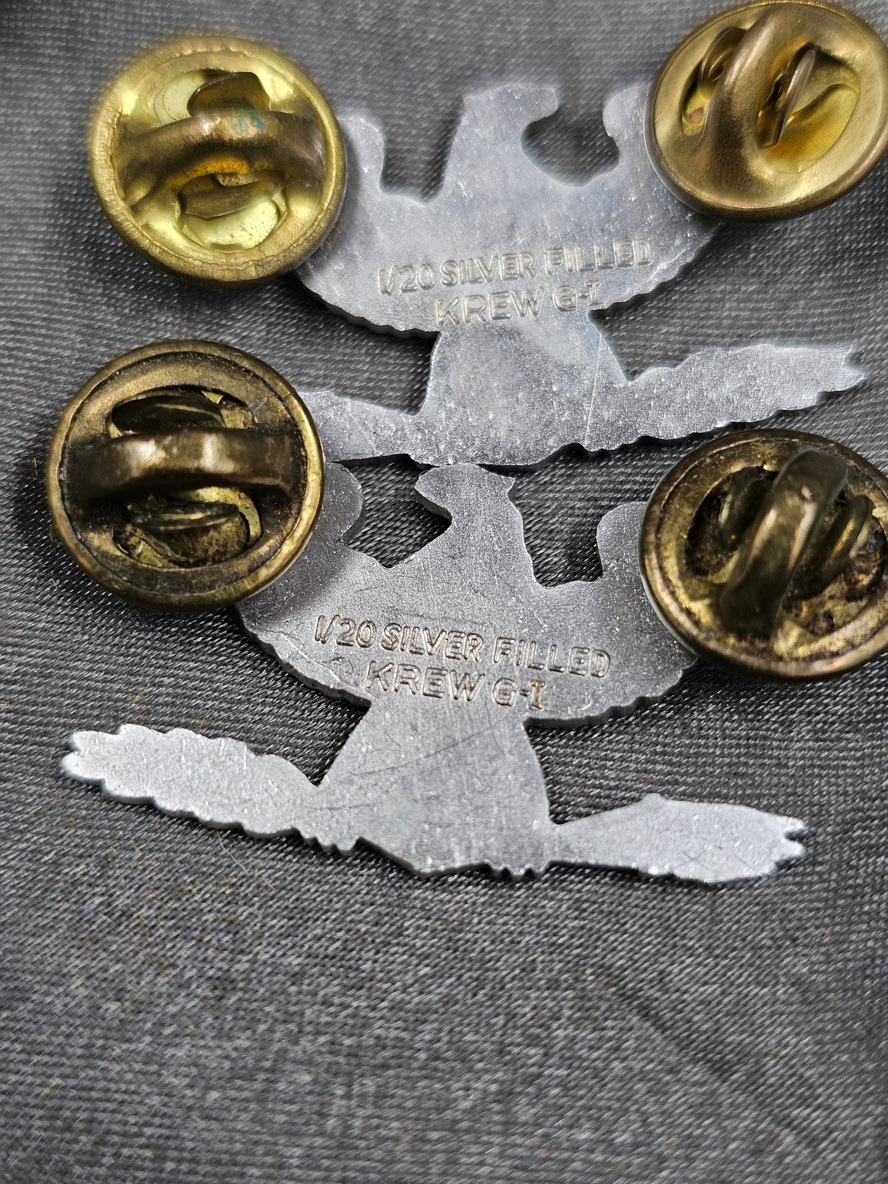 VIETNAM WAR ERA SILVER FILLED COLONEL EAGLES — image 5