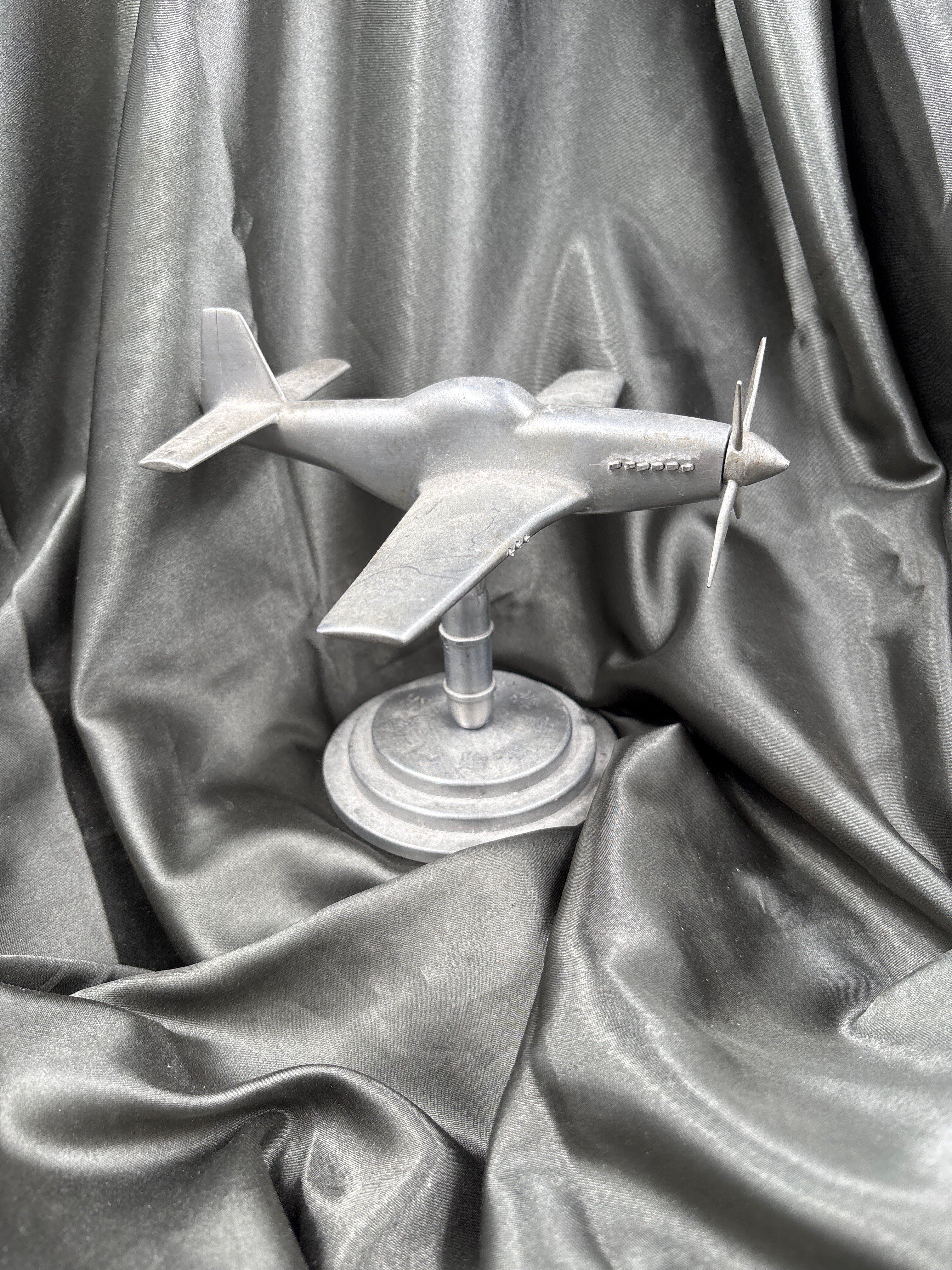 WWII CHINA AIR TRAINING DEDICATION GIFT TRENCH ART — image 2